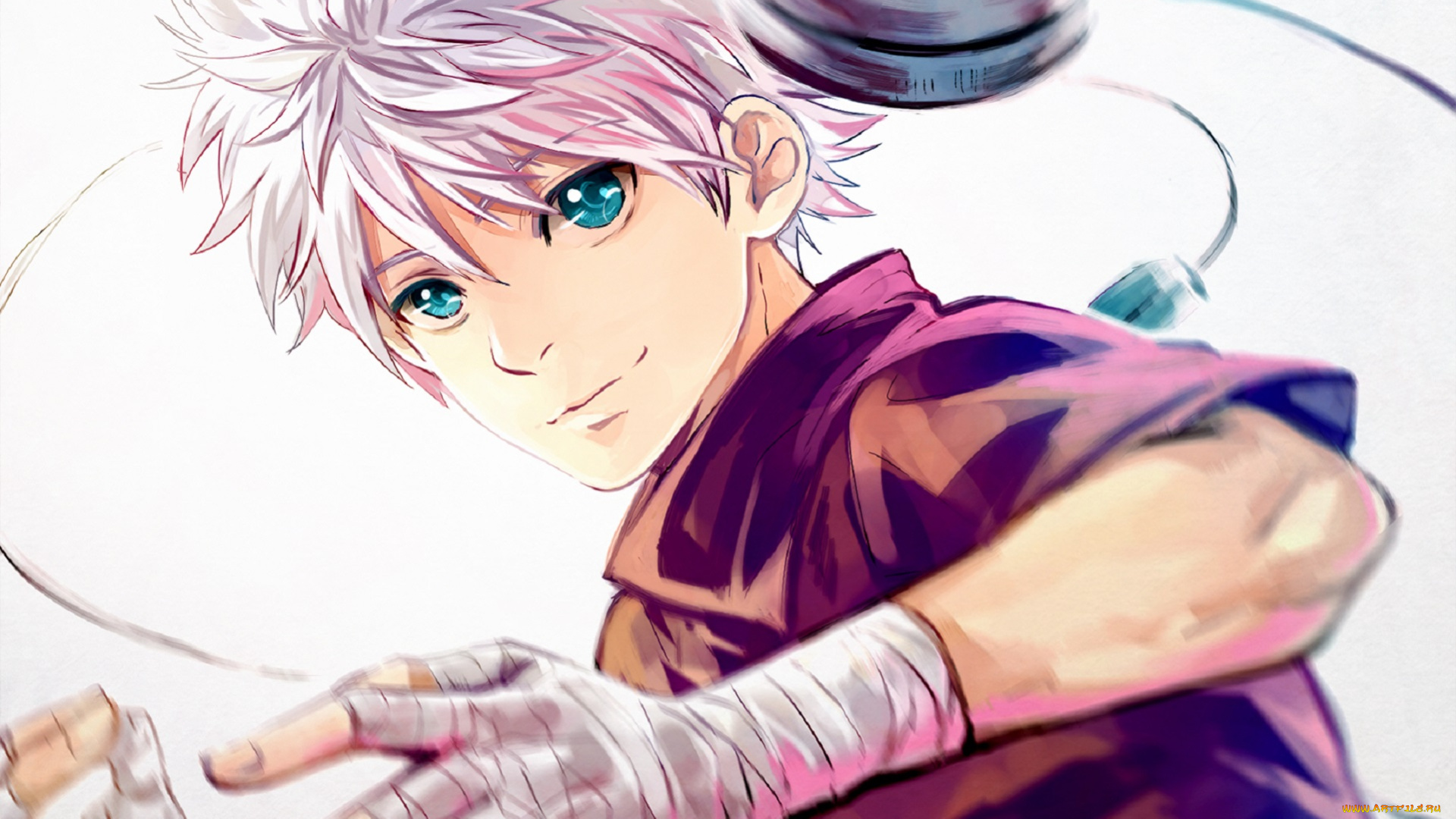 аниме, hunter, x, hunter, киллуа, золдик, арт