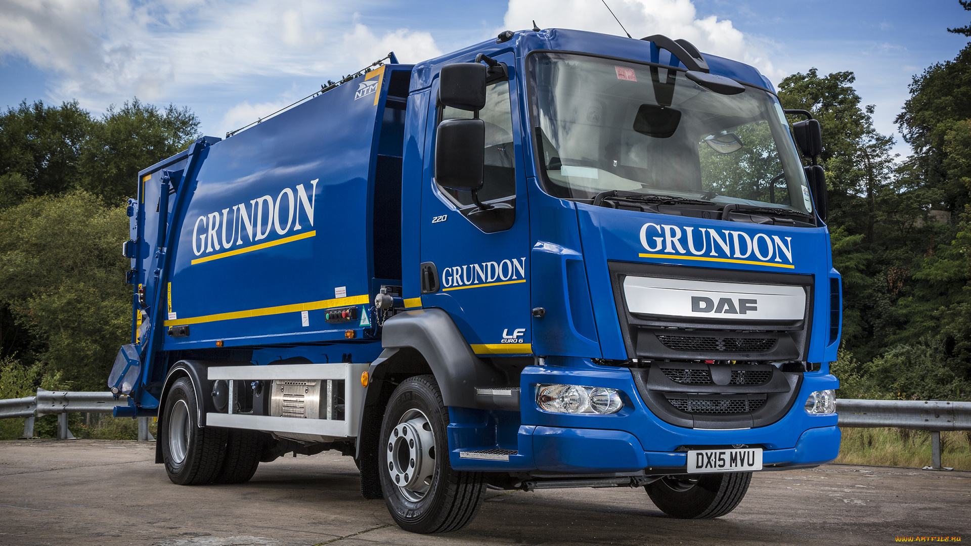 автомобили, мусоровозы, fa, day, cab, daf, lf, 220, uk-spec, rolloffcon, 2013г