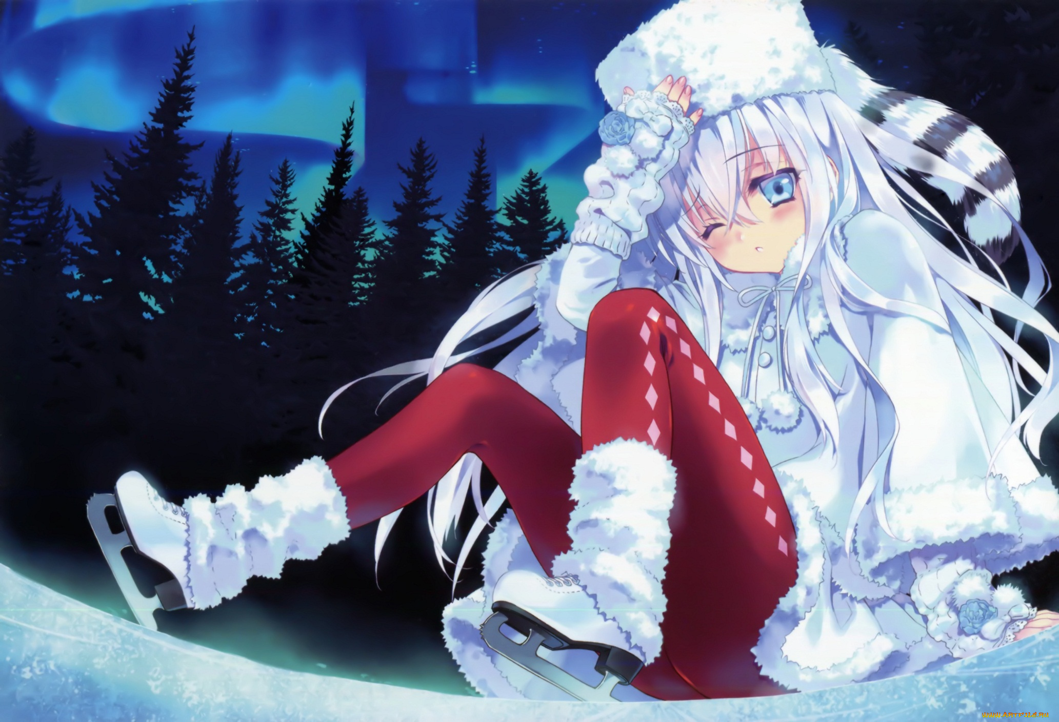 аниме, kantai, collection, verniy, kancolle, hibiki, kantai, collection, carnelian