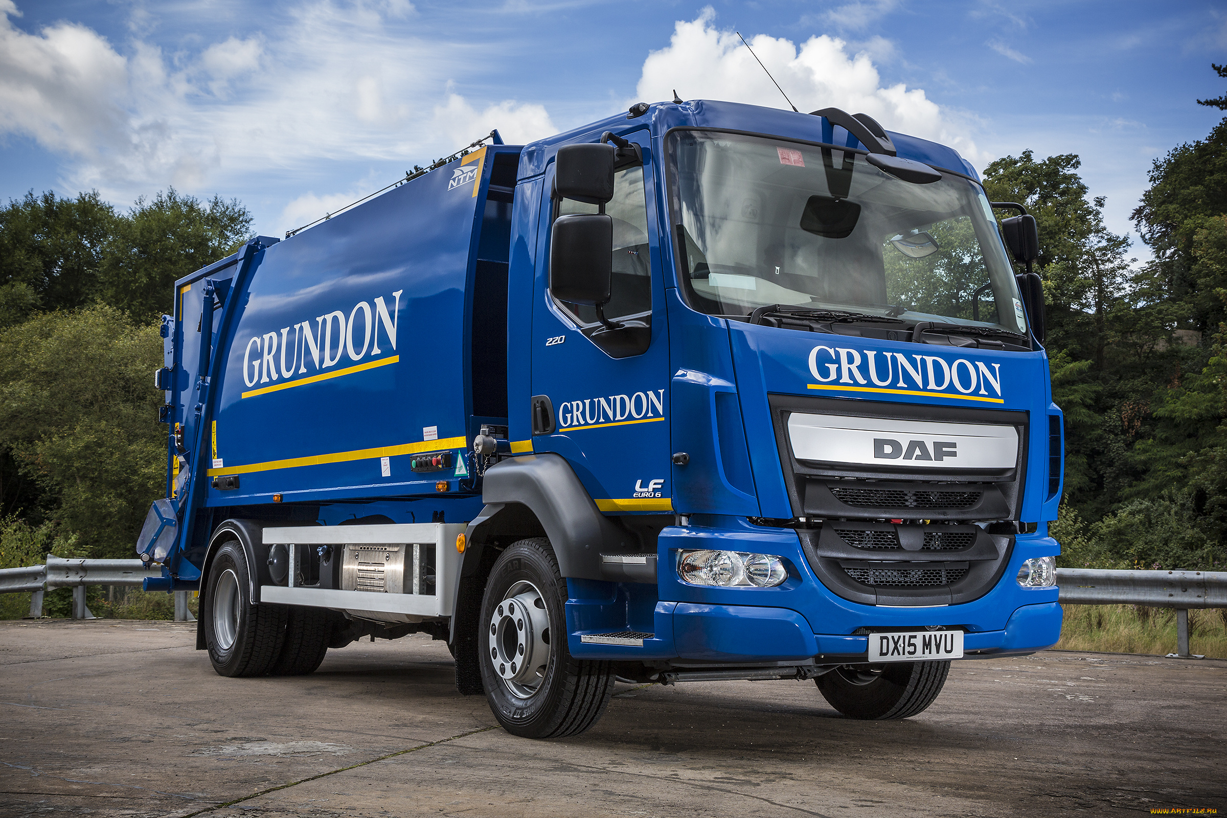 автомобили, мусоровозы, fa, day, cab, daf, lf, 220, uk-spec, rolloffcon, 2013г