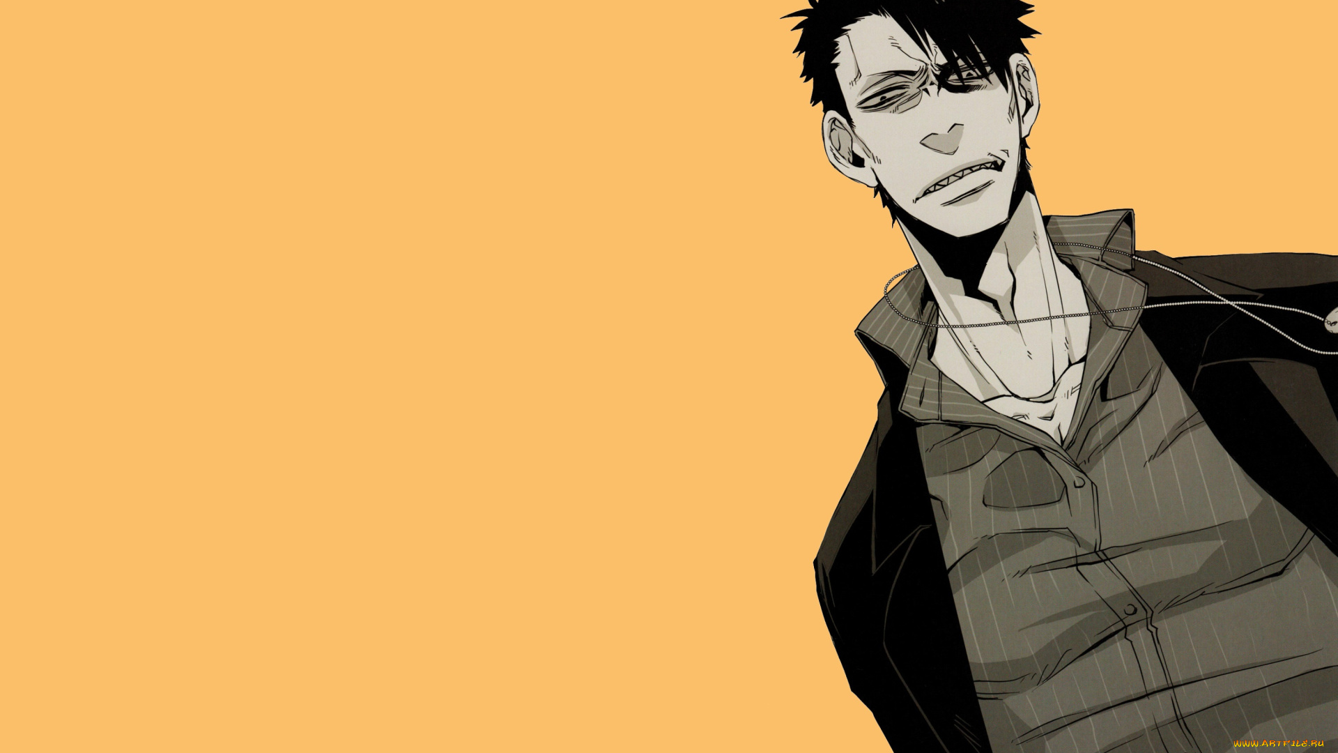 аниме, gangsta, nicholas, brown