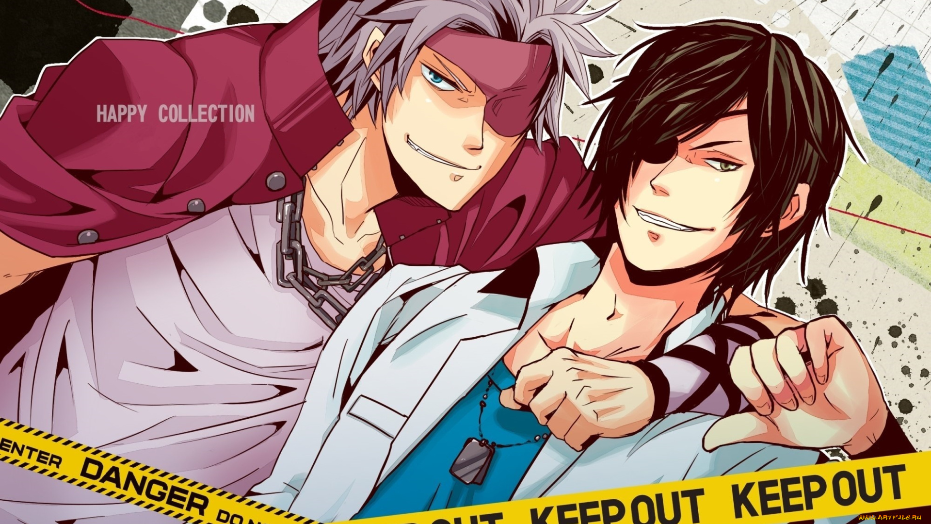 аниме, sengoku, basara, цепь, masamune, date, парни, жетон, motochika, chosokabe, ухмылка, жест, sengoku, basara, эпоха, смут