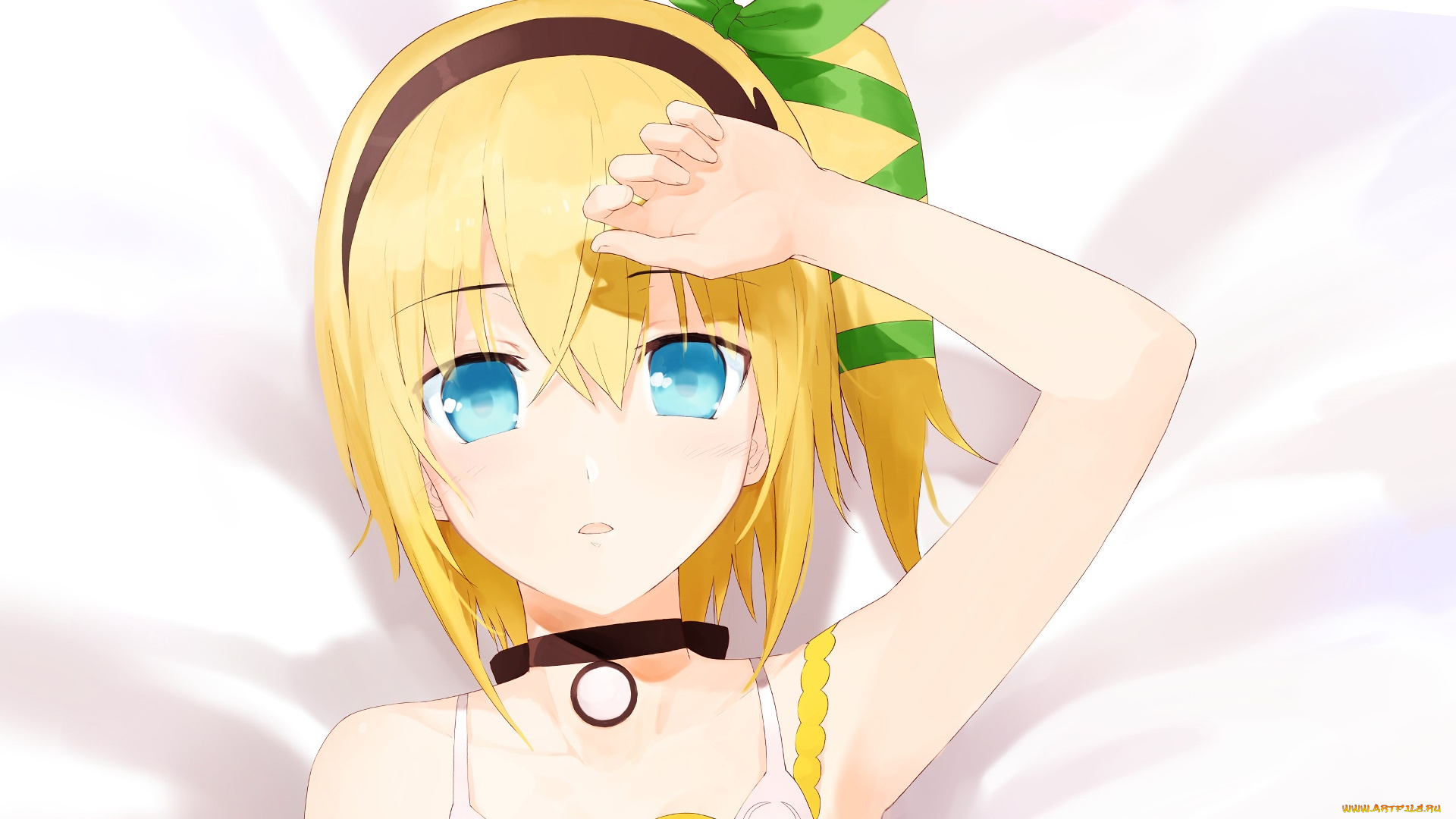 аниме, tales, of, zestiria, взгляд, фон, девушка