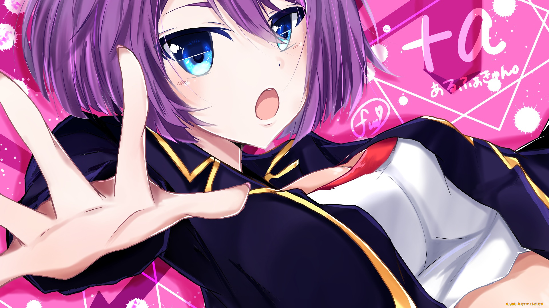 аниме, unknown, , другое, фон, взгляд, девушка