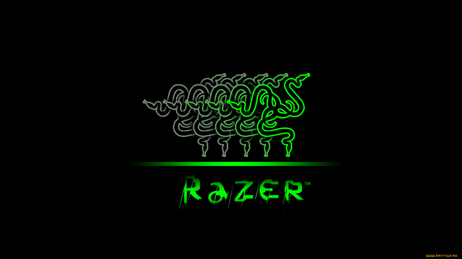 компьютеры, razer, цвета, фон, узор