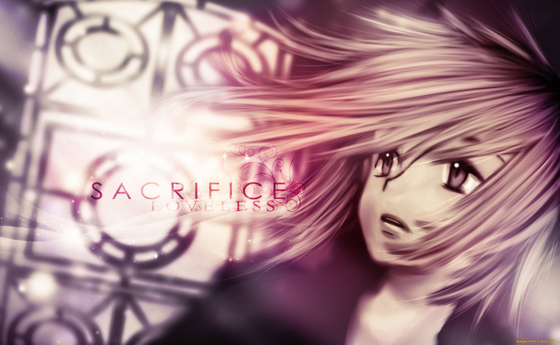 аниме, loveless, окно, витраж, рицка, лицо, жертва, мальчик