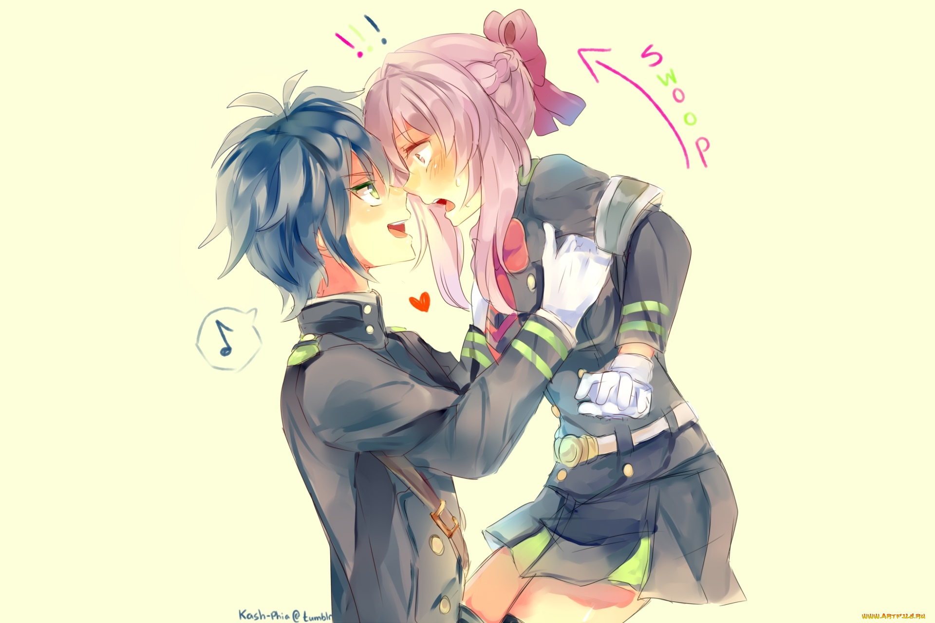 аниме, owari, no, seraph, последний, серафим