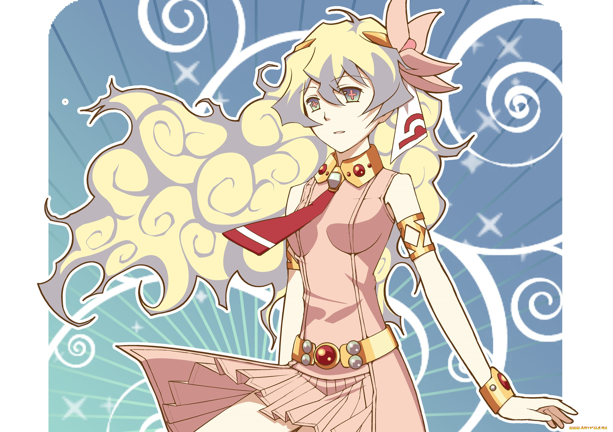 аниме, tengen, toppa, gurren-lagann, nia, teppelin