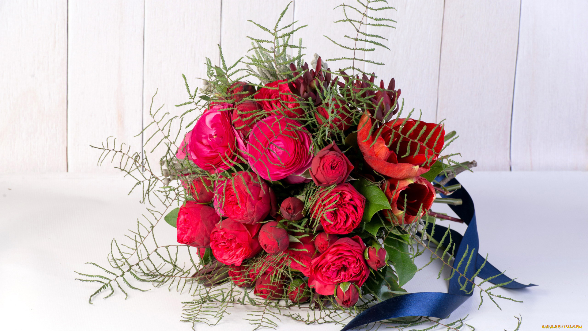 цветы, букеты, , композиции, лента, тюльпаны, розы