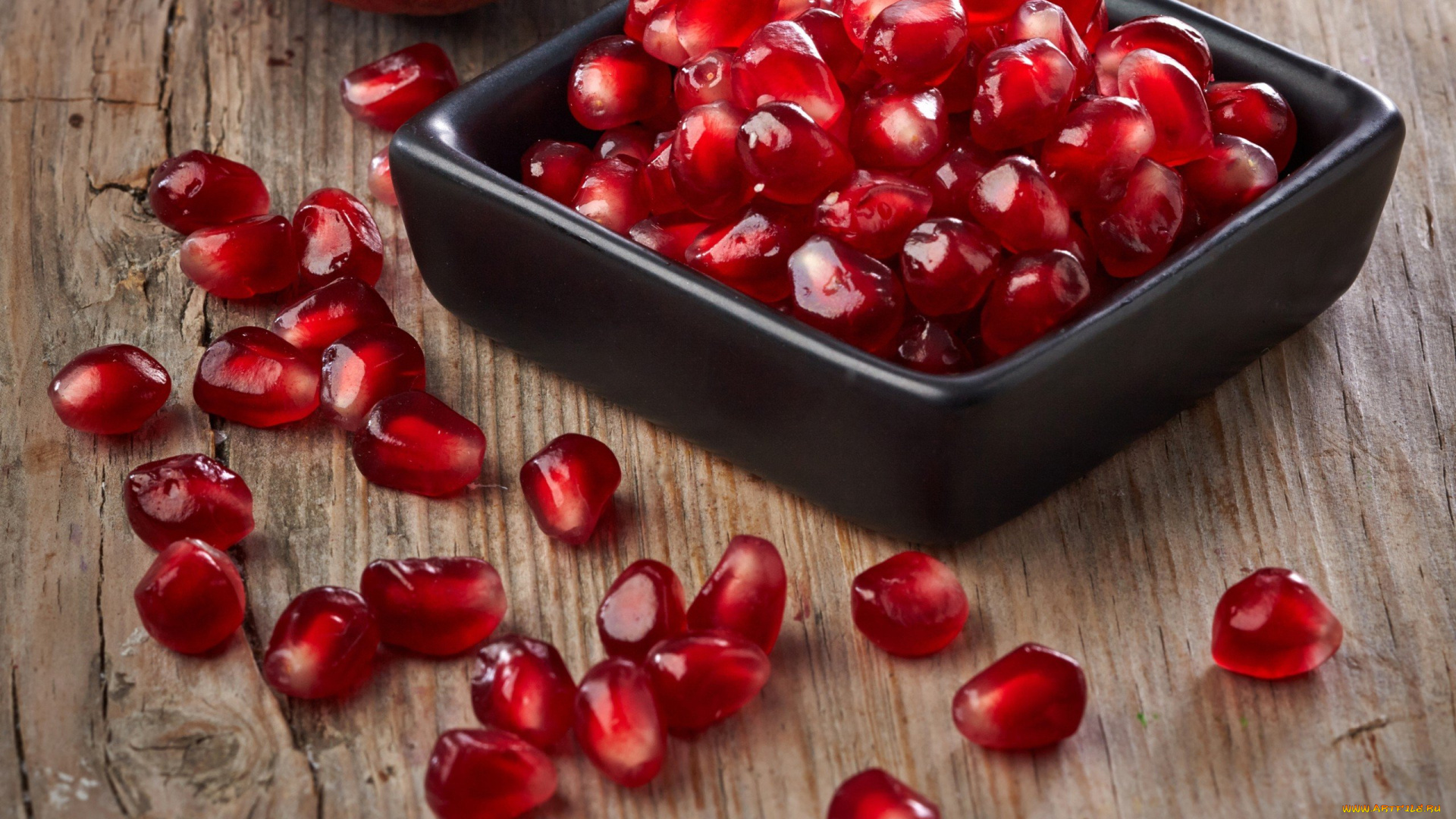 еда, гранат, зерна