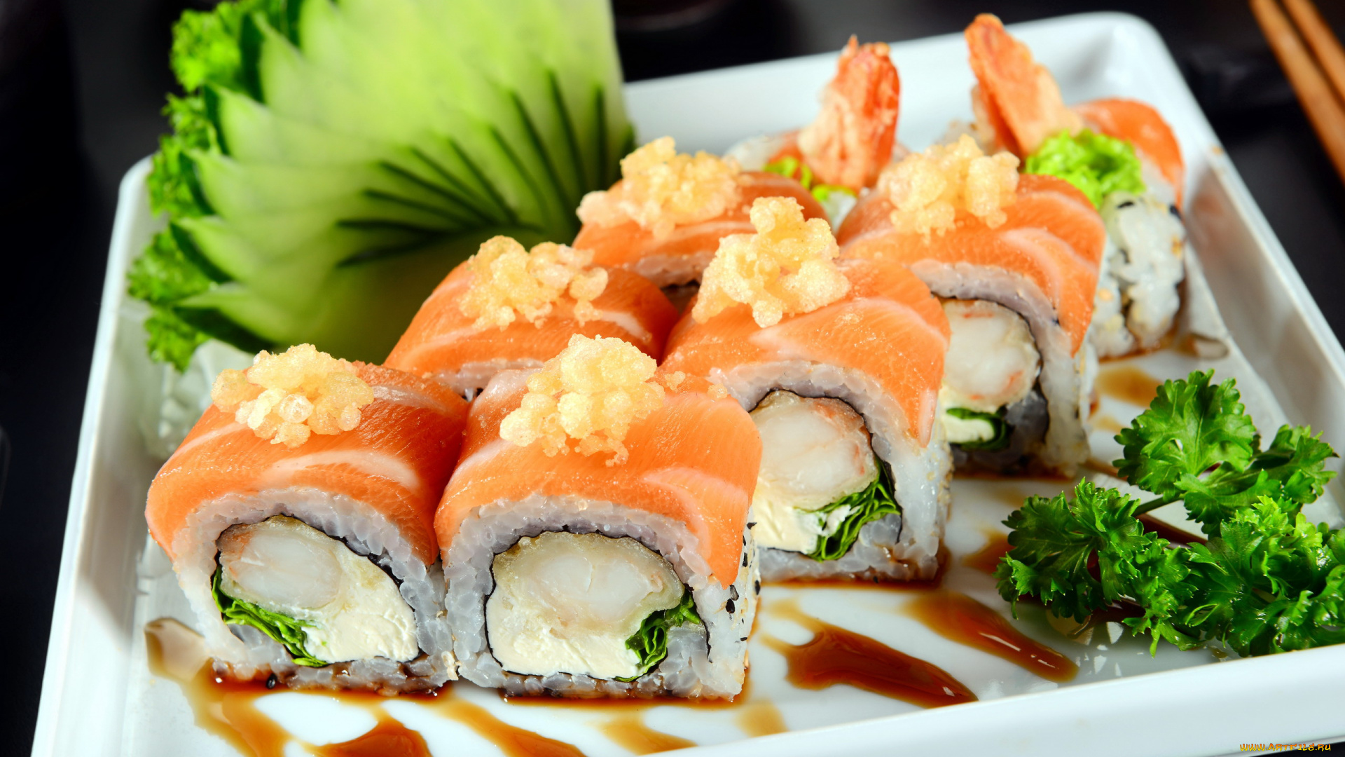еда, рыба, , морепродукты, , суши, , роллы, петрушка, лосось, роллы, японская, кухня