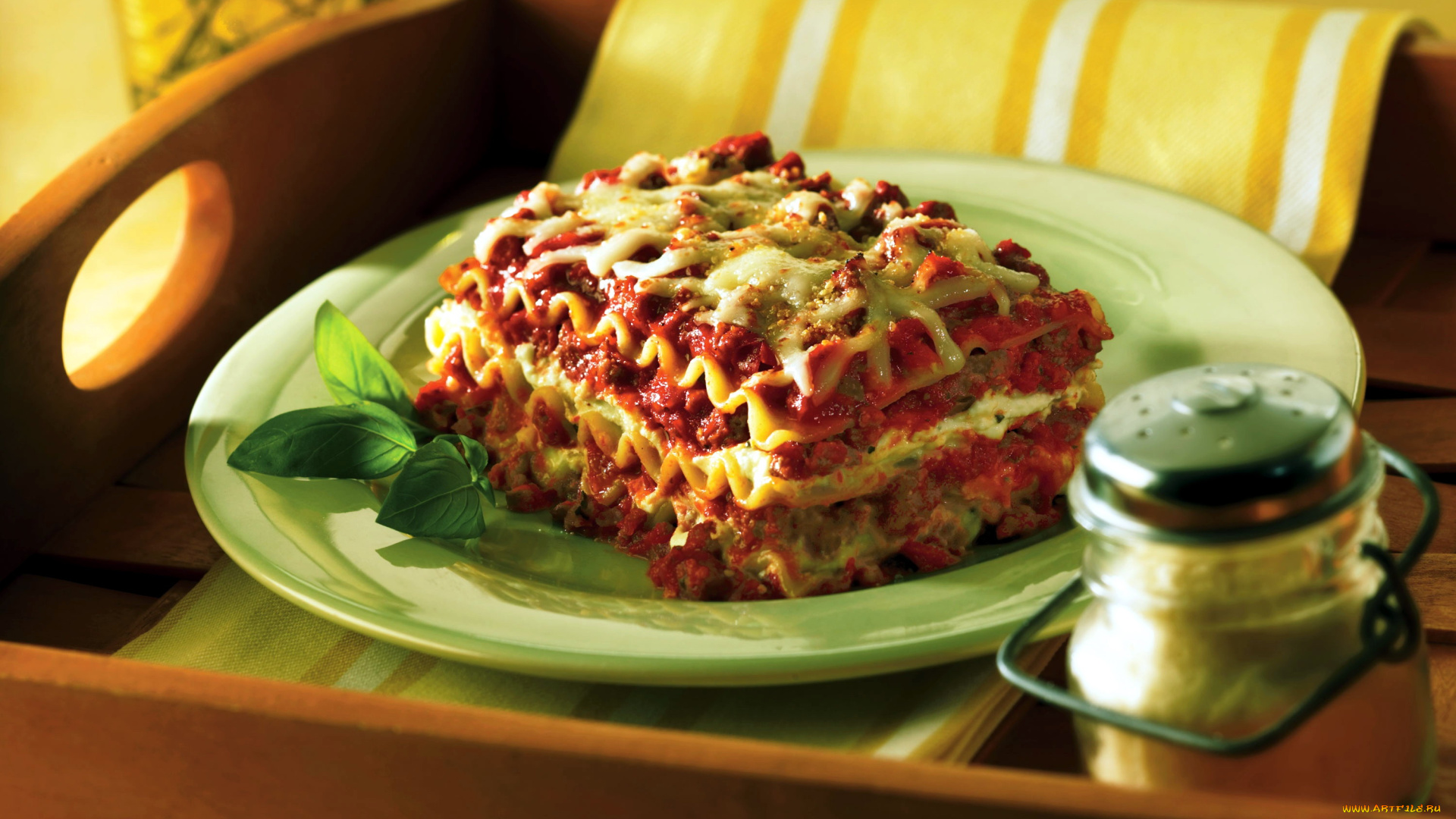 еда, вторые, блюда, лазанья