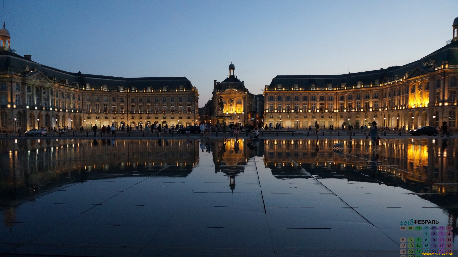 календари, города, освещение, здание, 2018