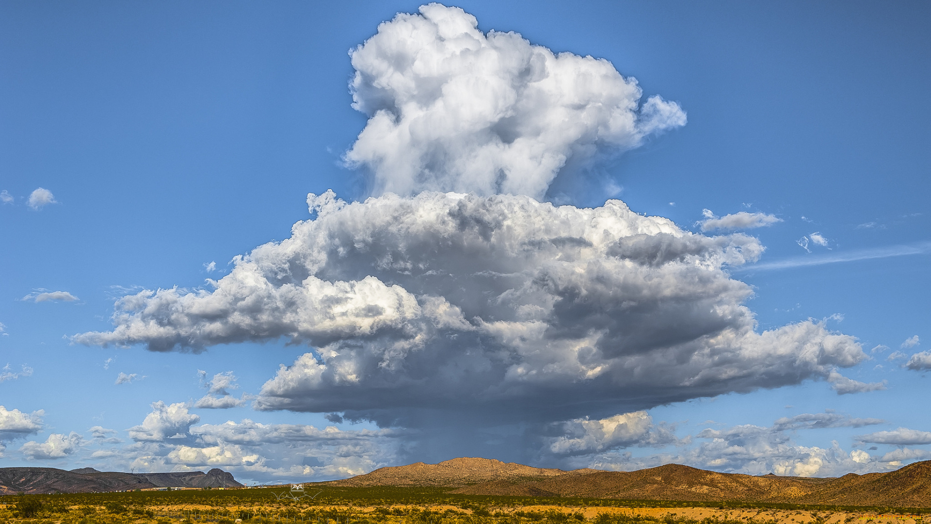 природа, облака, простор