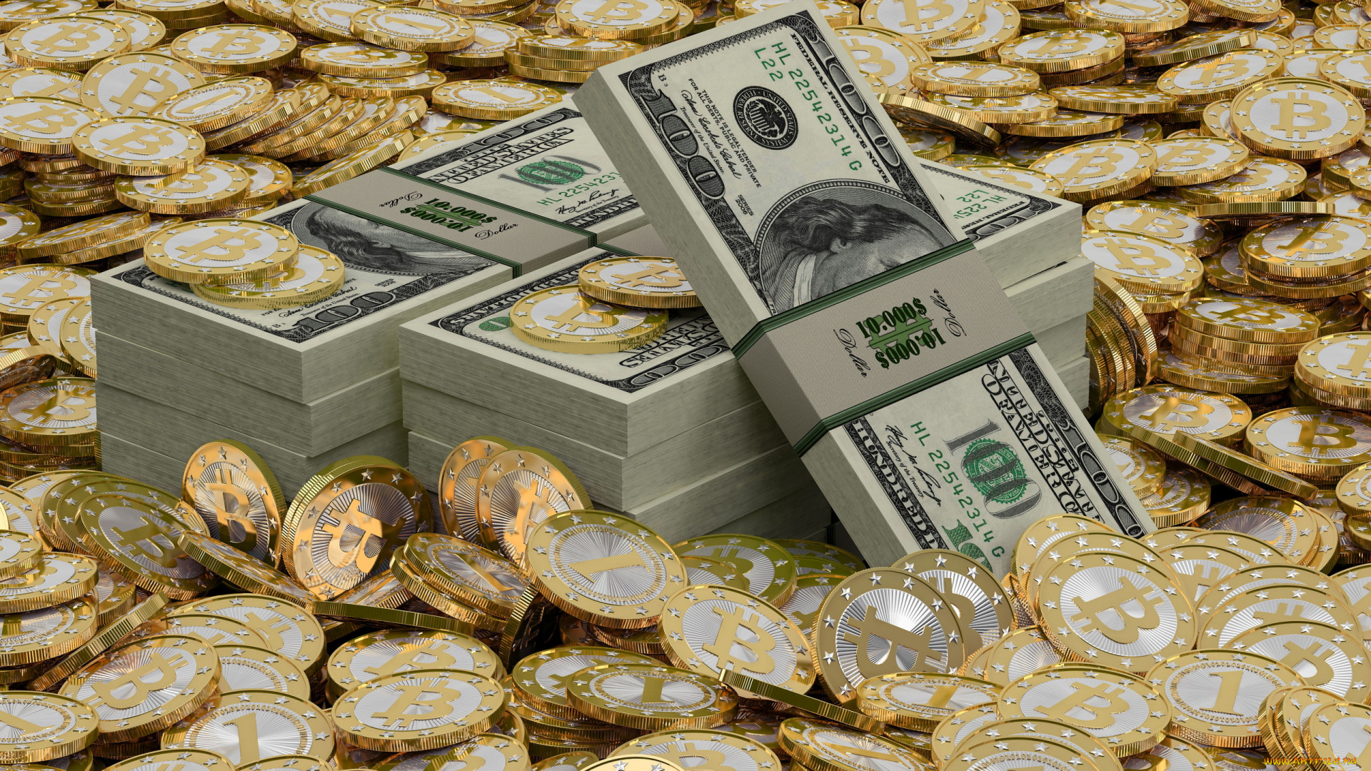 разное, золото, , купюры, , монеты, биткойны, доллары