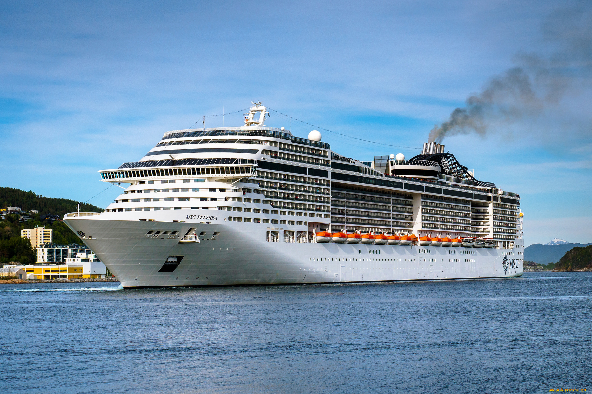 msc, preziosa, корабли, лайнеры, круиз, лайнер