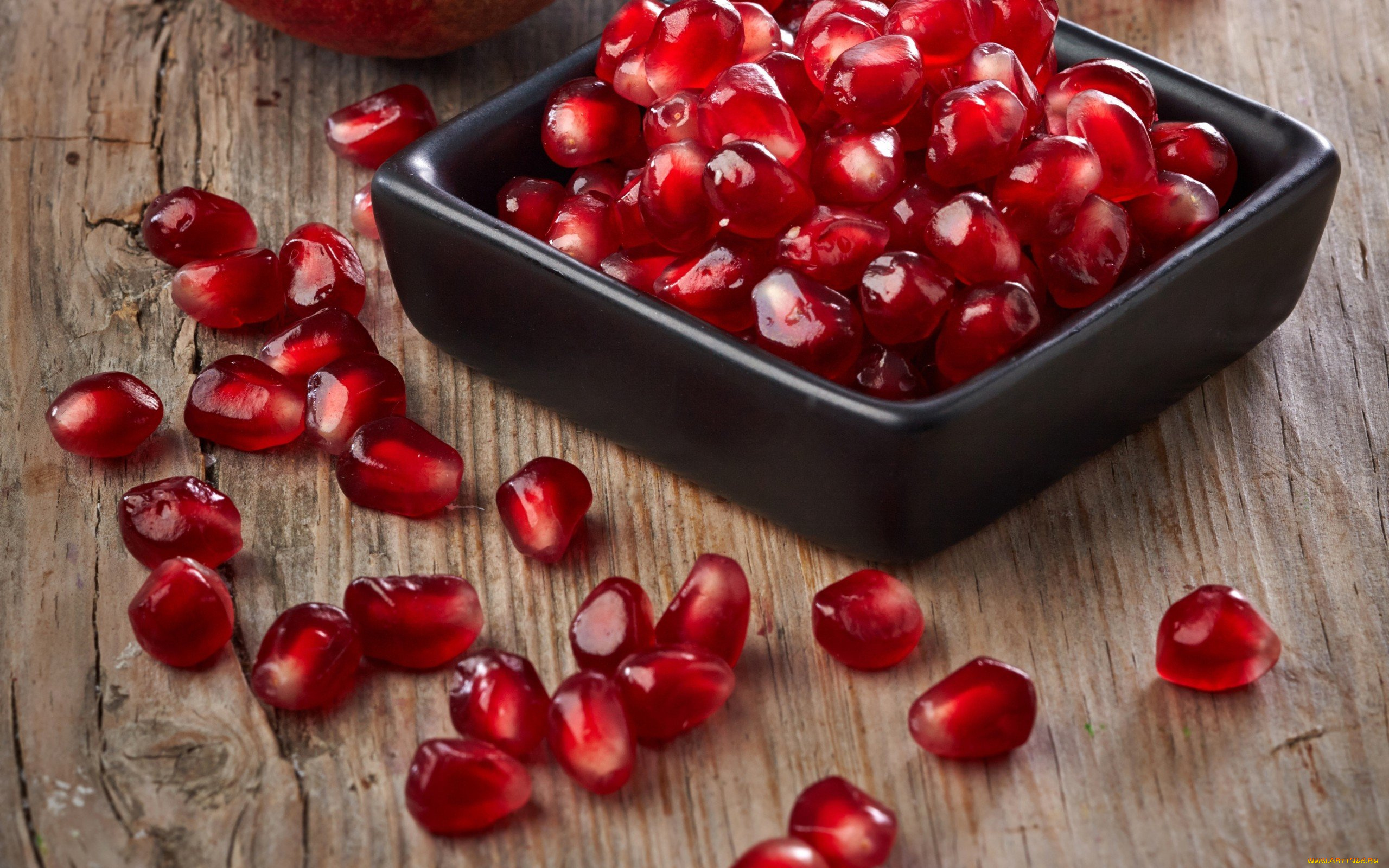 еда, гранат, зерна