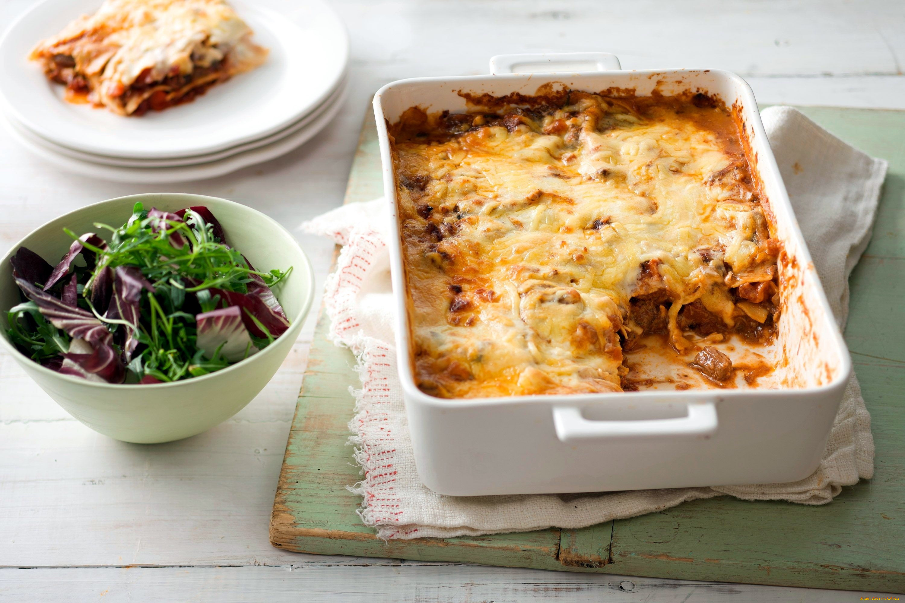 еда, вторые, блюда, лазанья