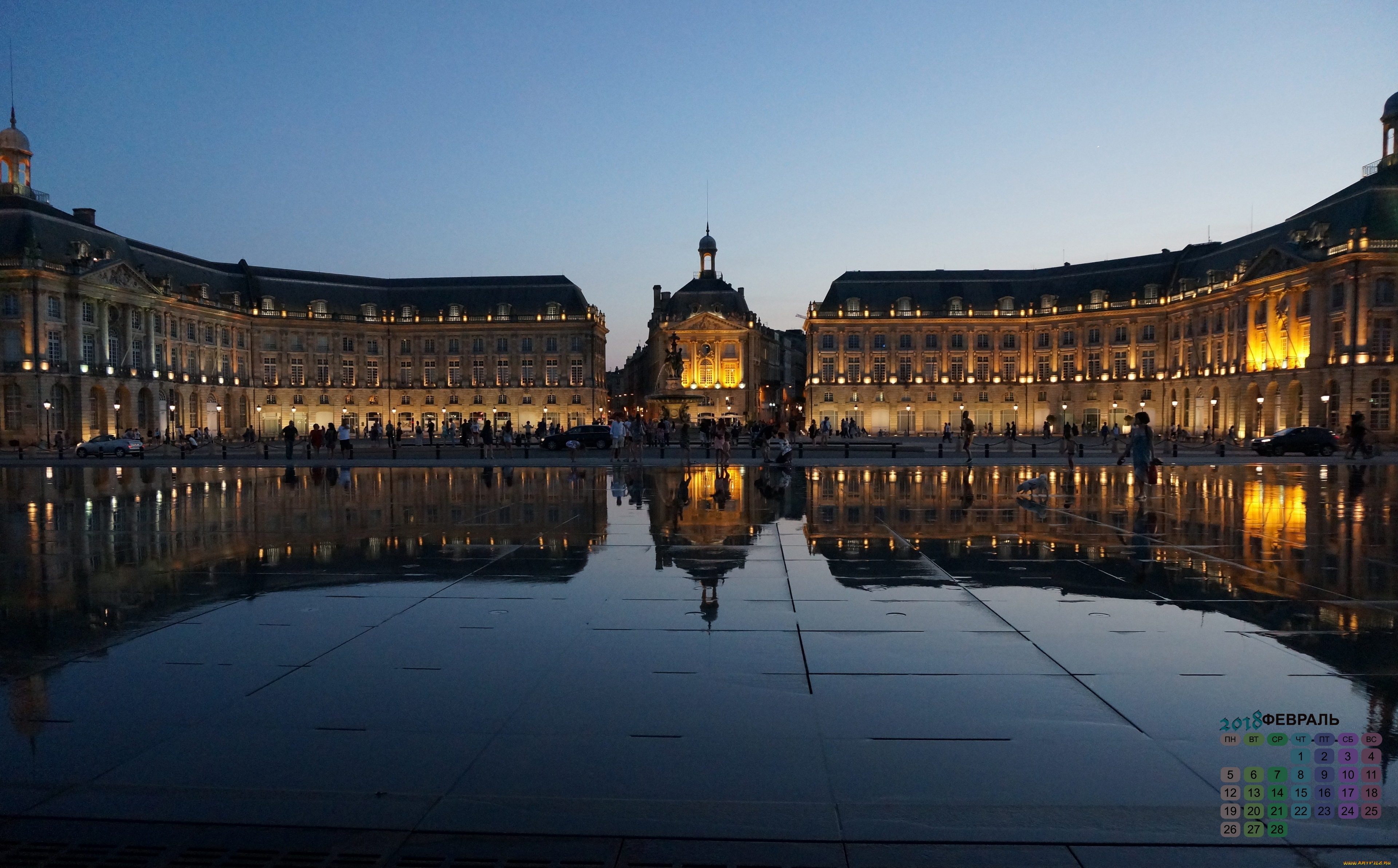 календари, города, освещение, здание, 2018