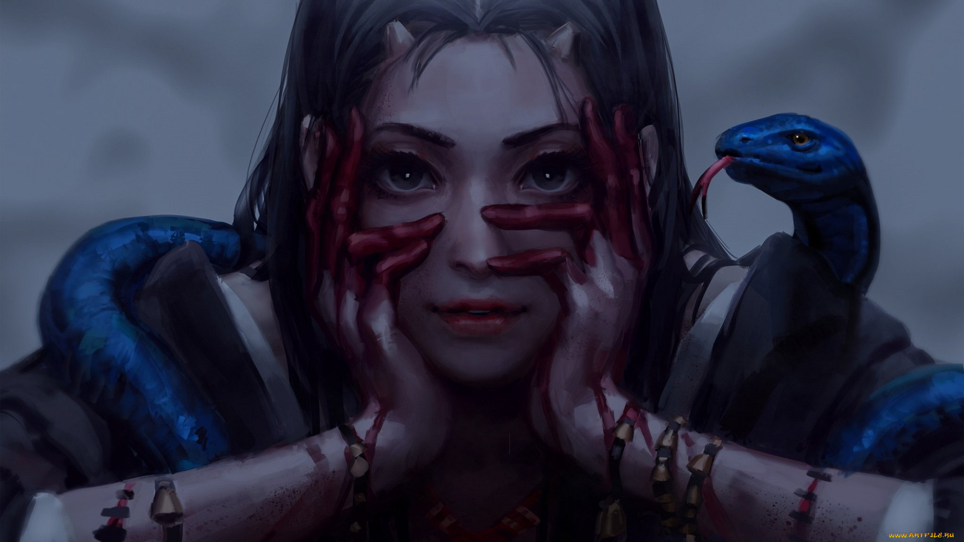 фэнтези, демоны, ёкай