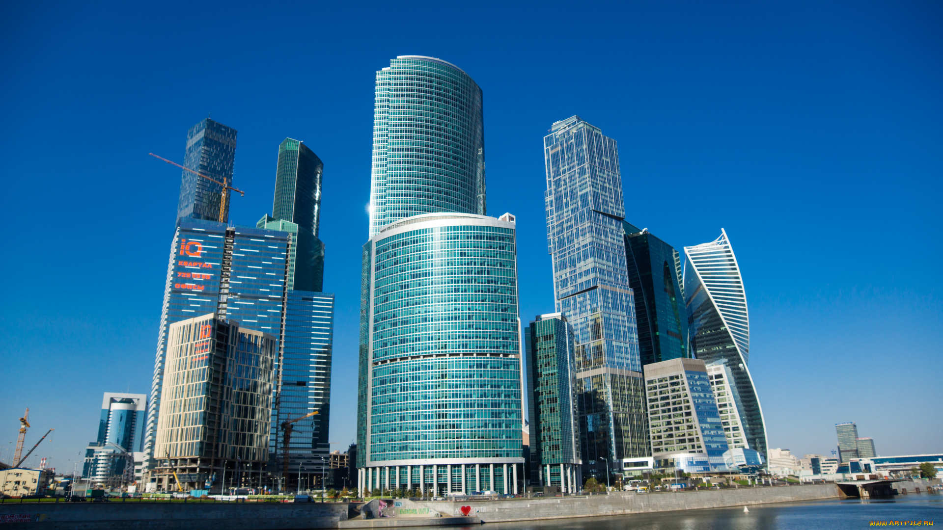 города, москва, , россия, москва-сити, москва, столицы, moscow-city, вечер, небоскребы