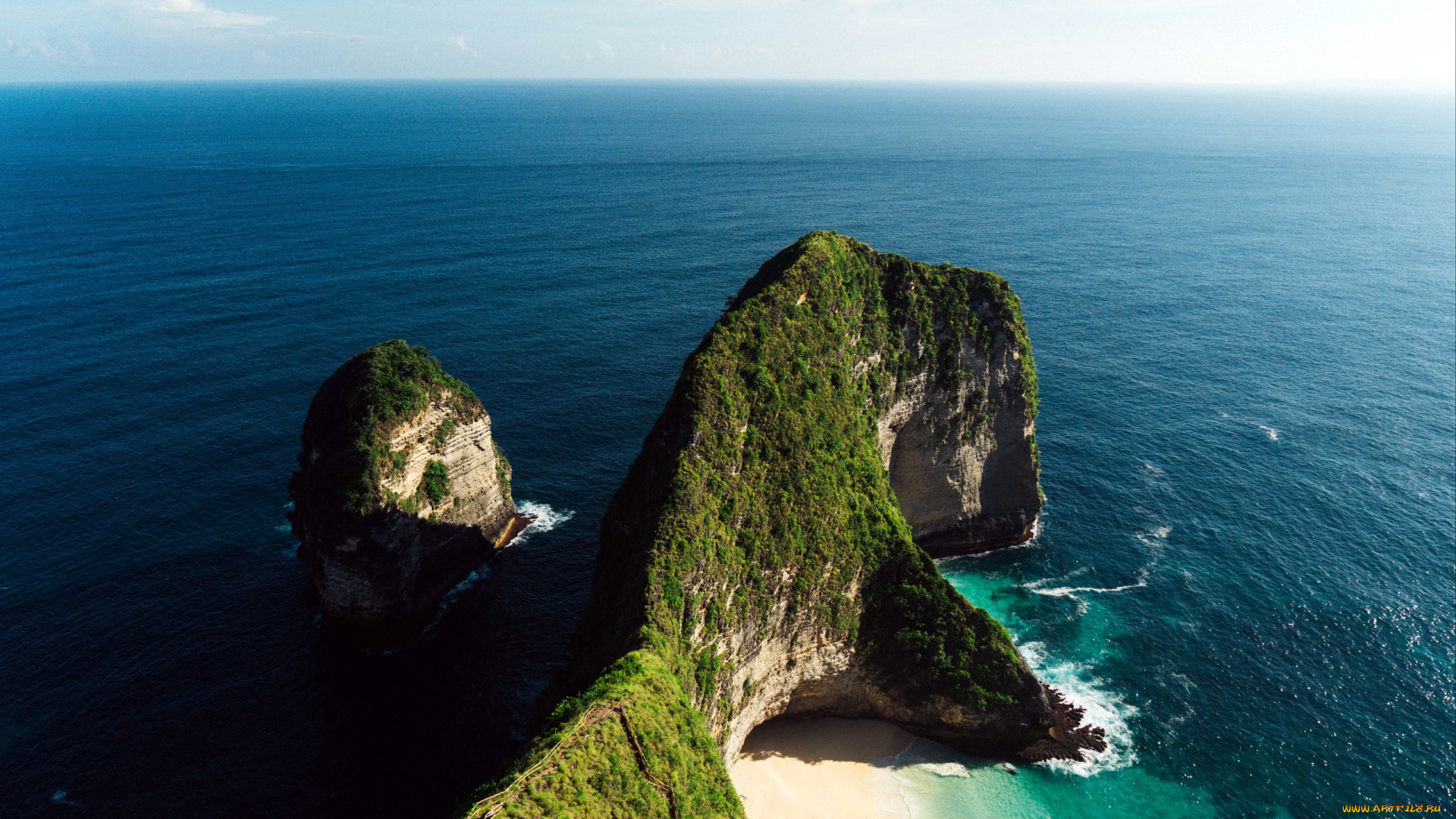 природа, побережье, скалы