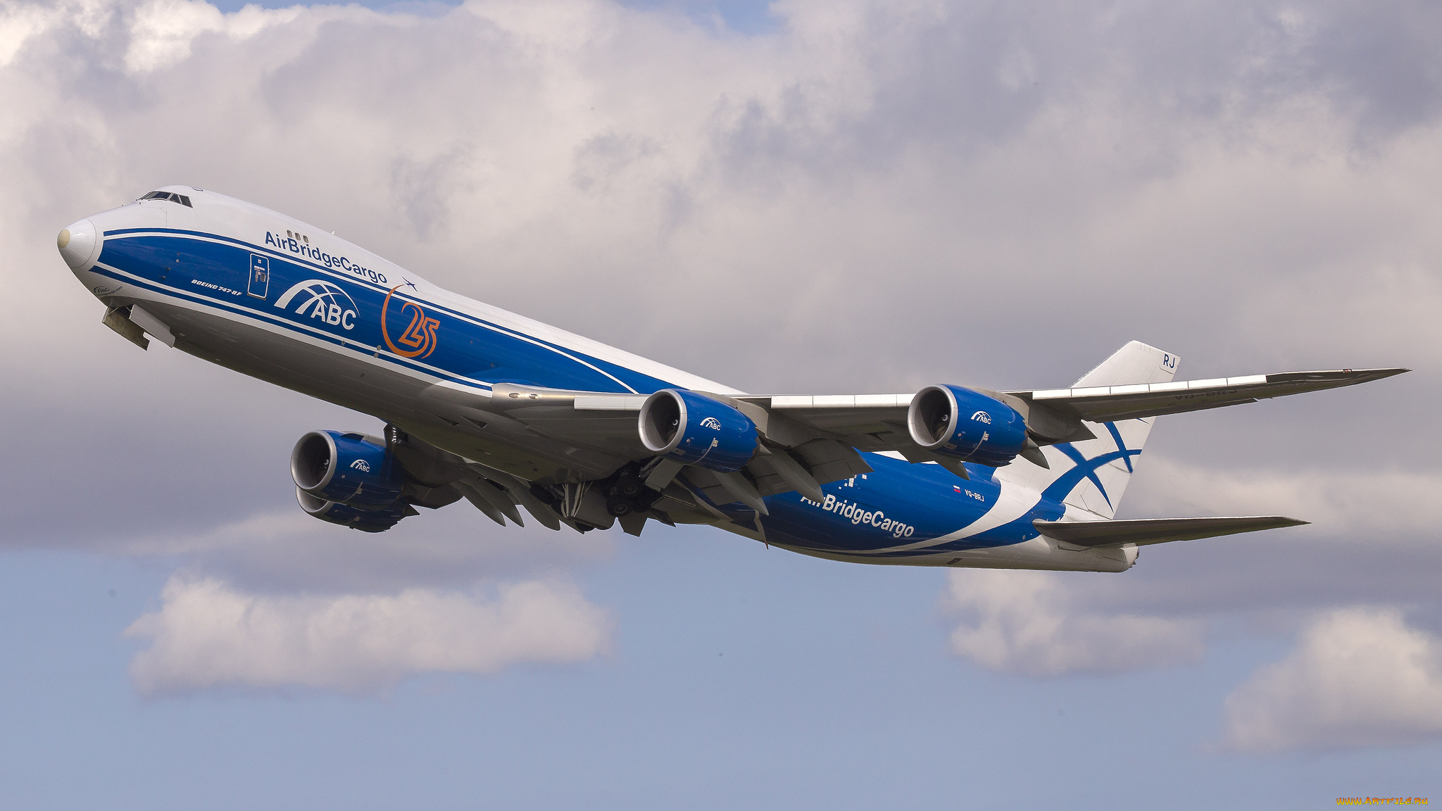 airbridgecargo, boeing, 747-800, авиация, грузовые, самолёты, авиалайнер