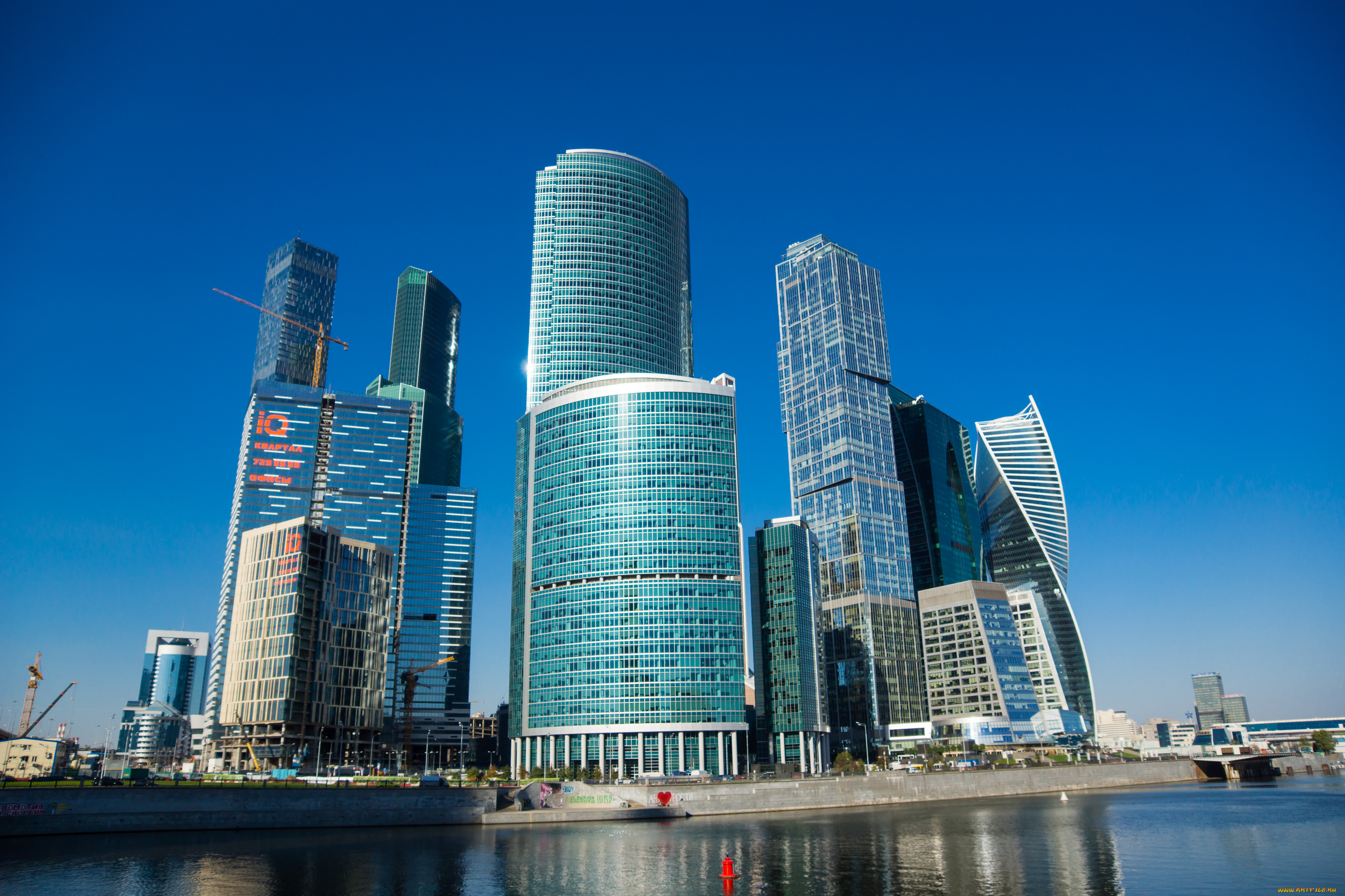 города, москва, , россия, москва-сити, москва, столицы, moscow-city, вечер, небоскребы