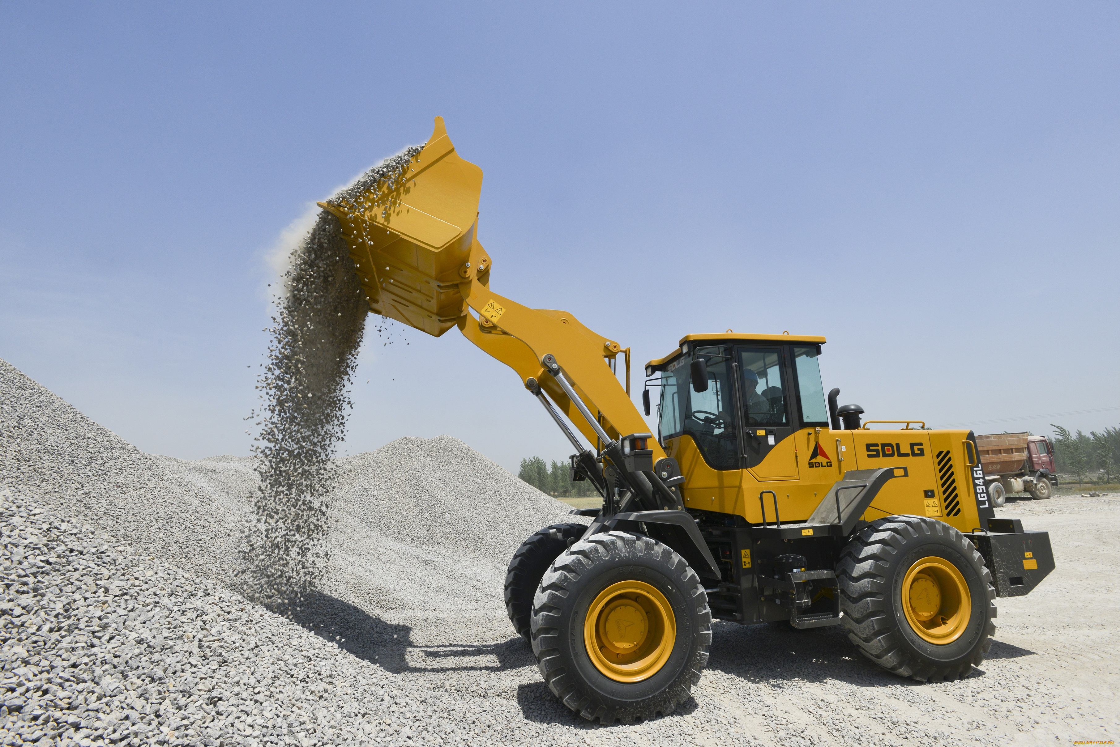 техника, фронтальные, погрузчики, sdlg