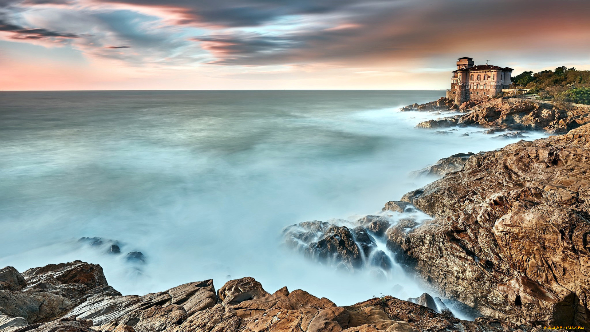 boccale, castle, города, замки, италии, boccale, castle