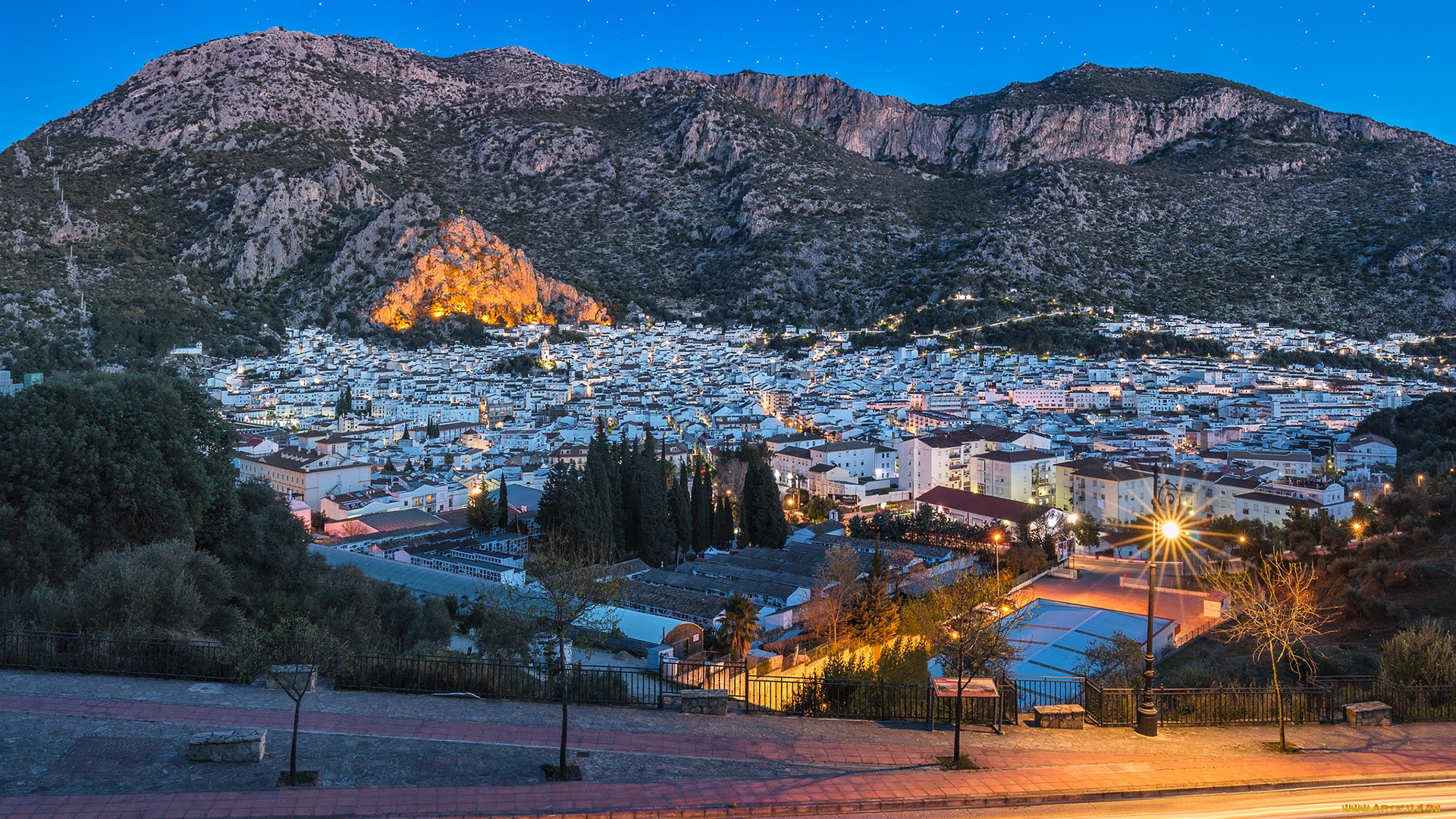 города, -, пейзажи, испания, андалусия