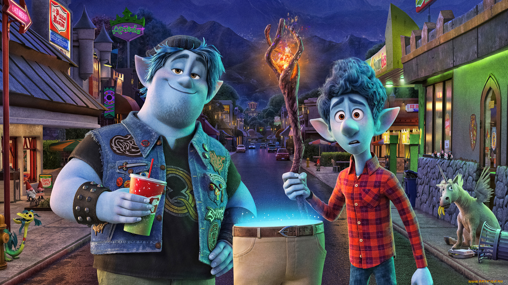 onward, , 2020, мультфильмы, onward, персонажи, мультфильм, вперед