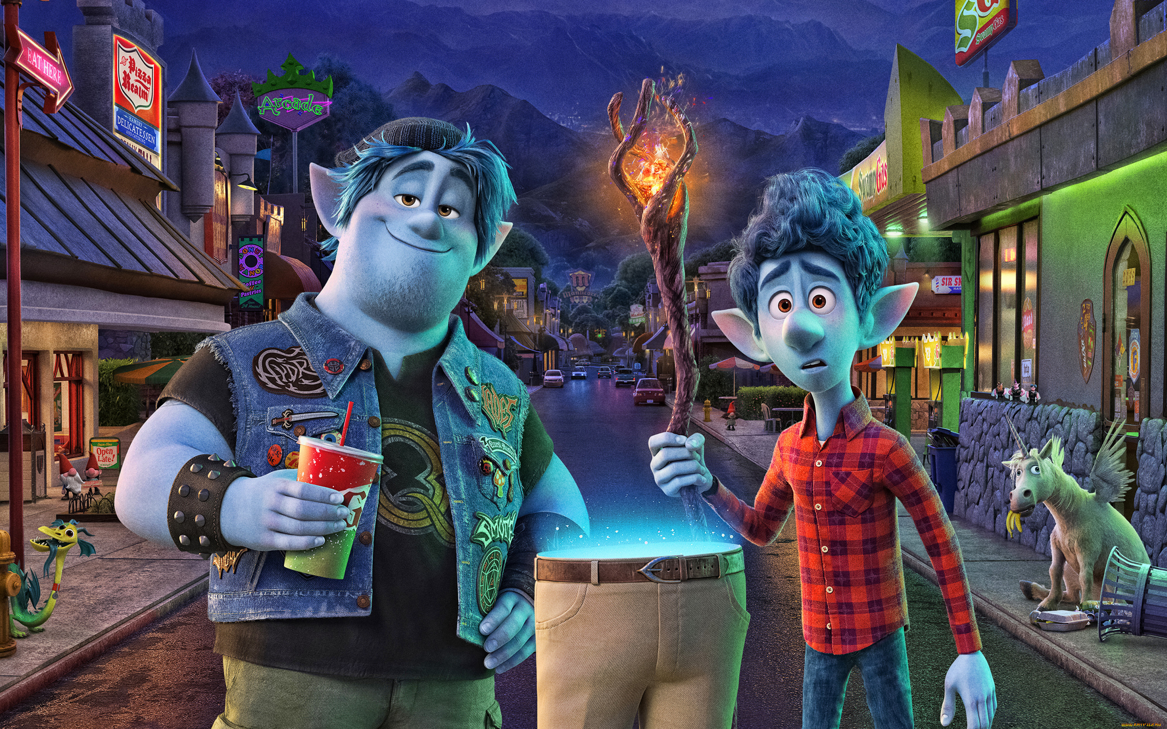 onward, , 2020, мультфильмы, onward, персонажи, мультфильм, вперед