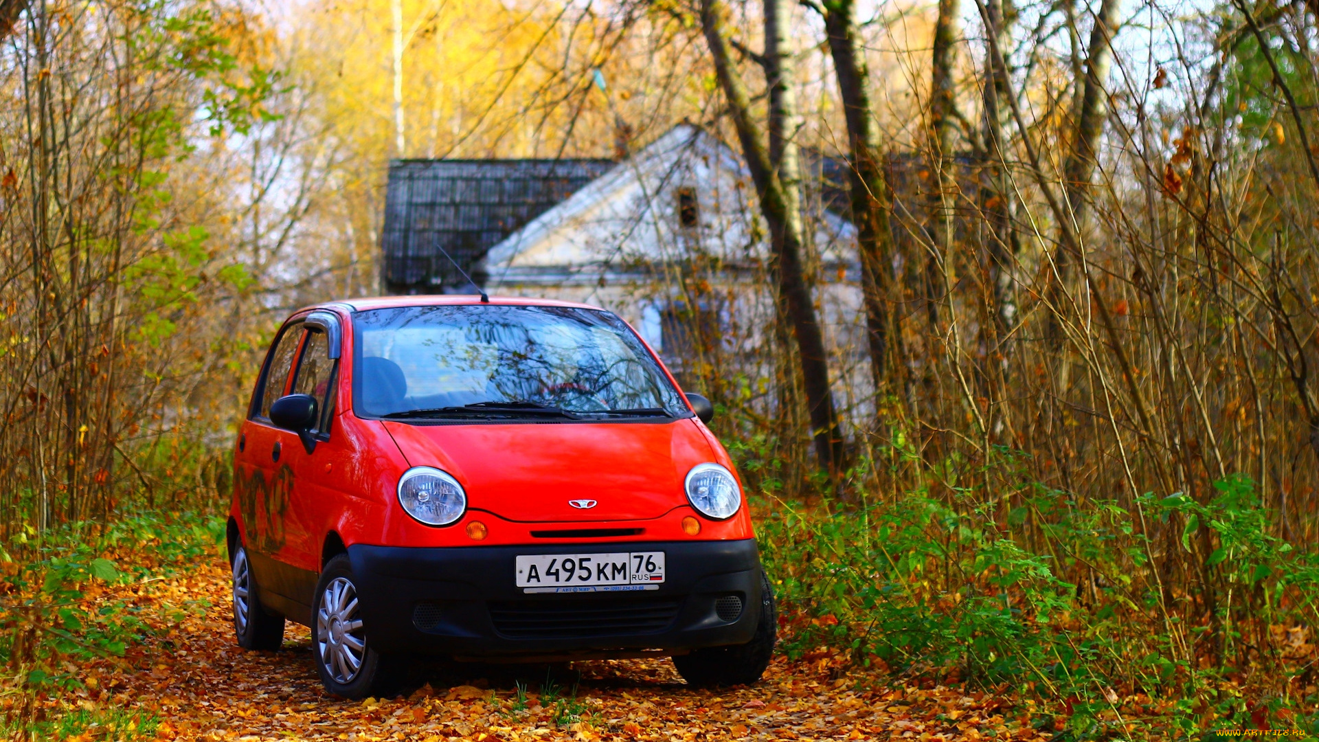 daewoo, matiz, автомобили, daewoo, matiz, автомобиль, красный