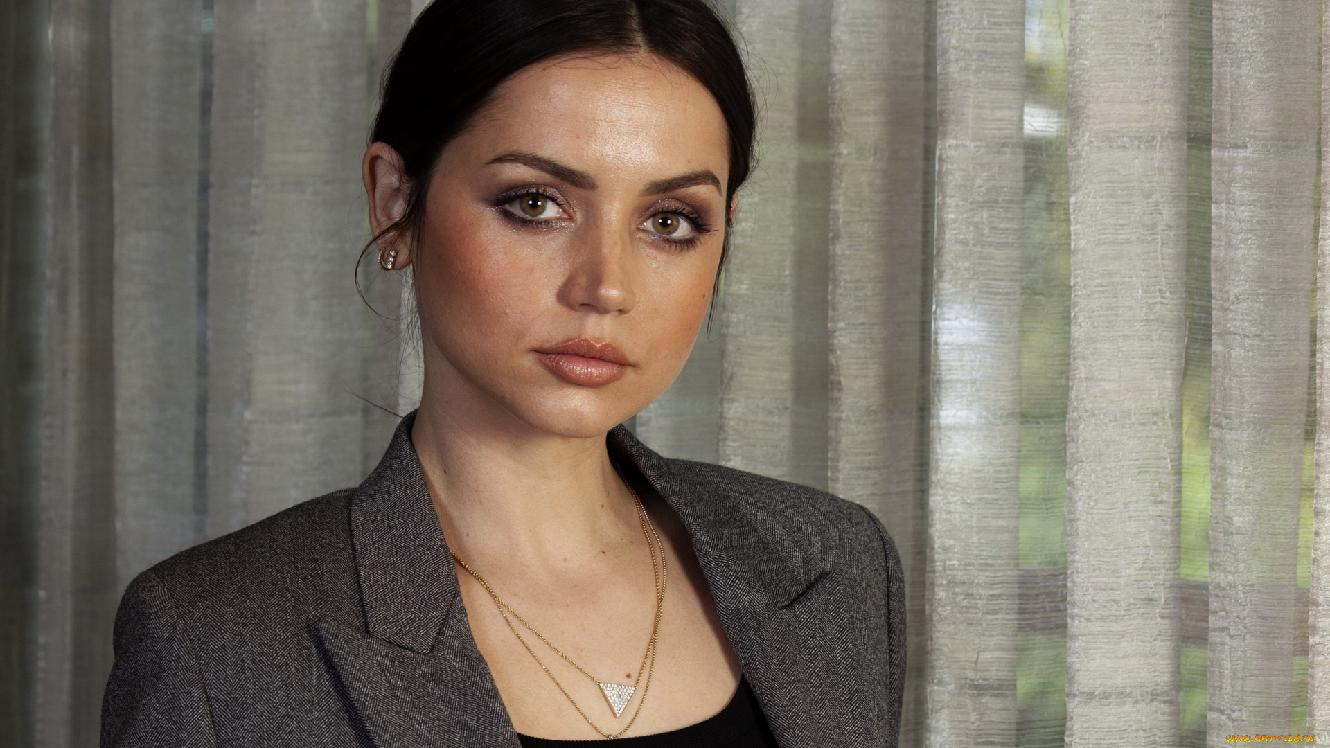 девушки, ana, de, armas, пиджак