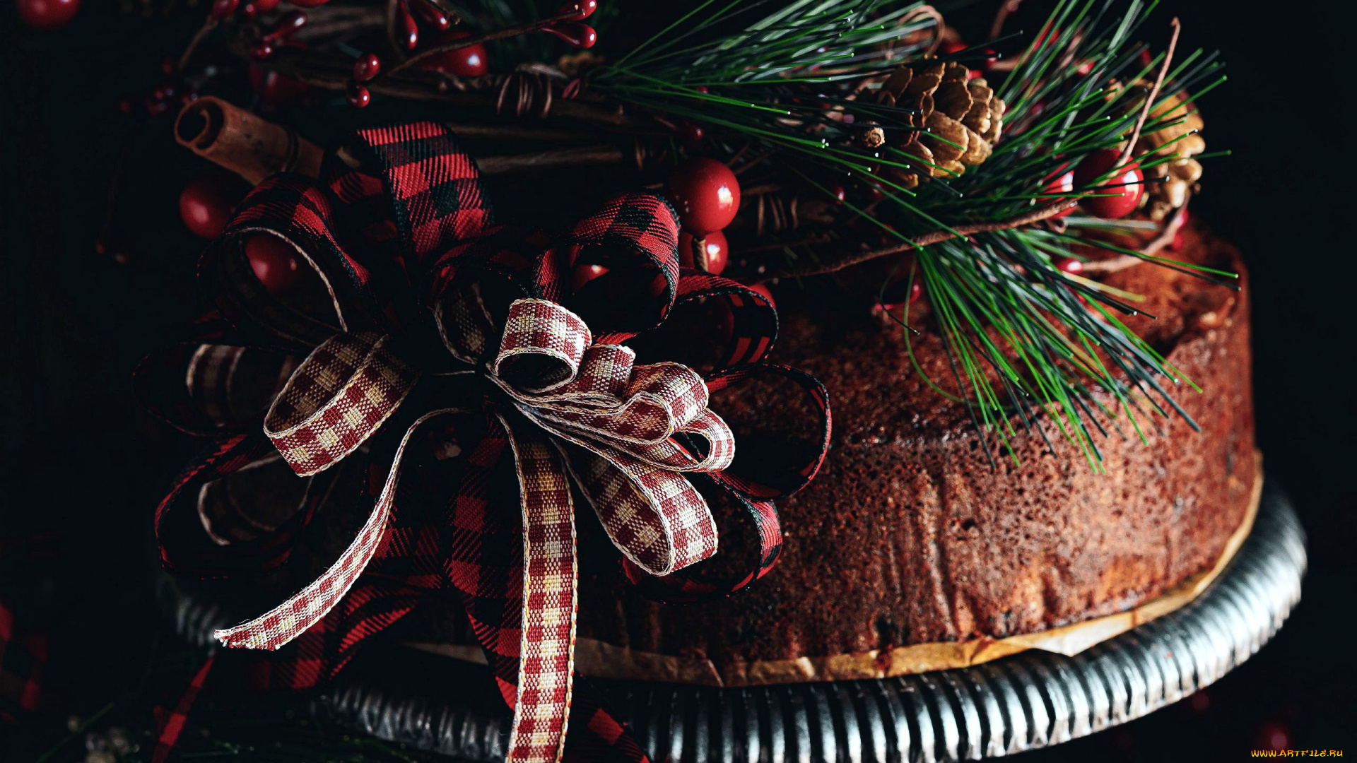 еда, торты, торт, шоколадный