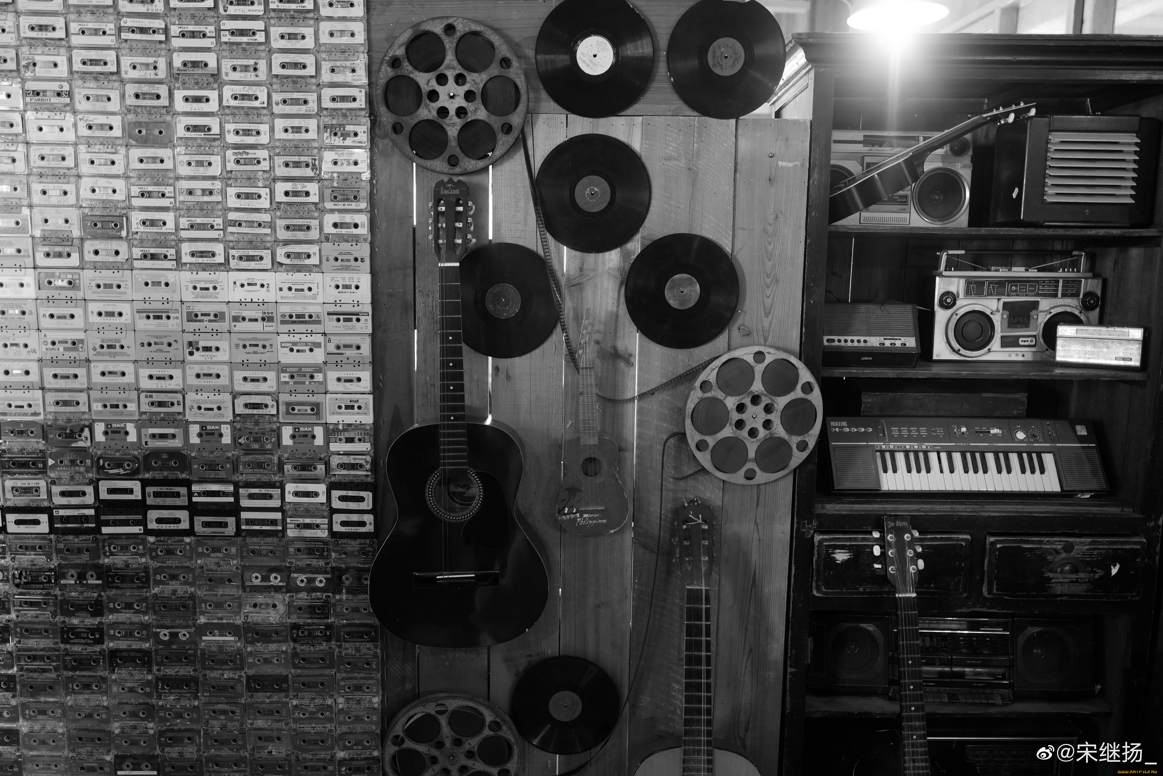 музыка, -музыкальные, инструменты, пластинки