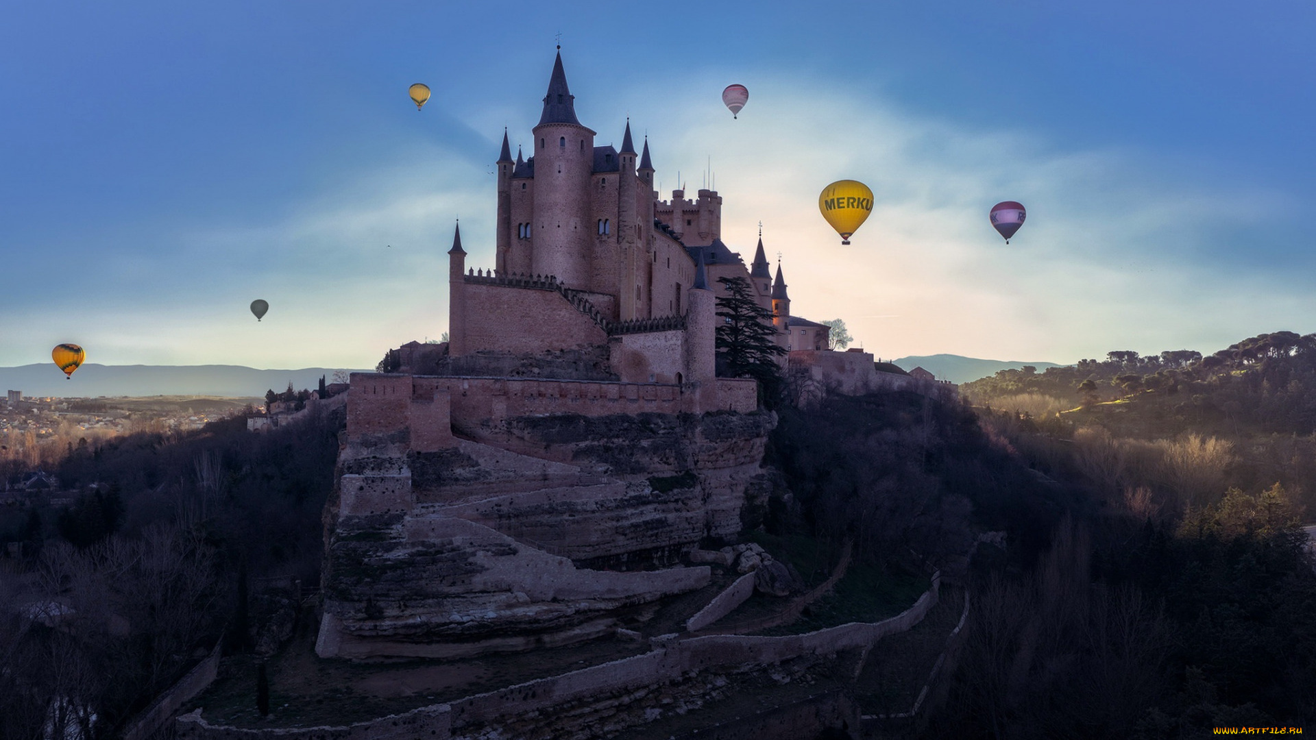 alcazar, castle, segovia, spain, города, замки, испании, alcazar, castle