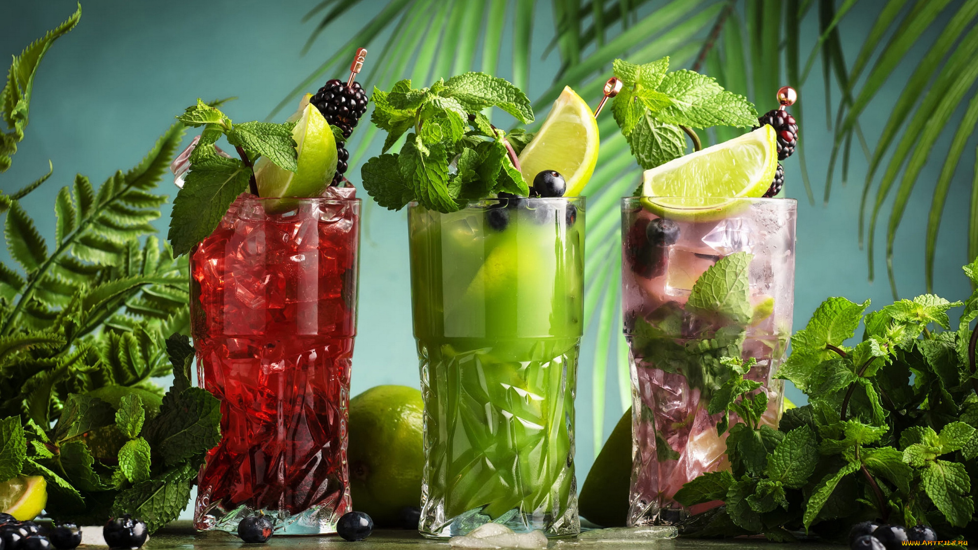 еда, напитки, , коктейль, мята, лимон, коктейли, ежевика