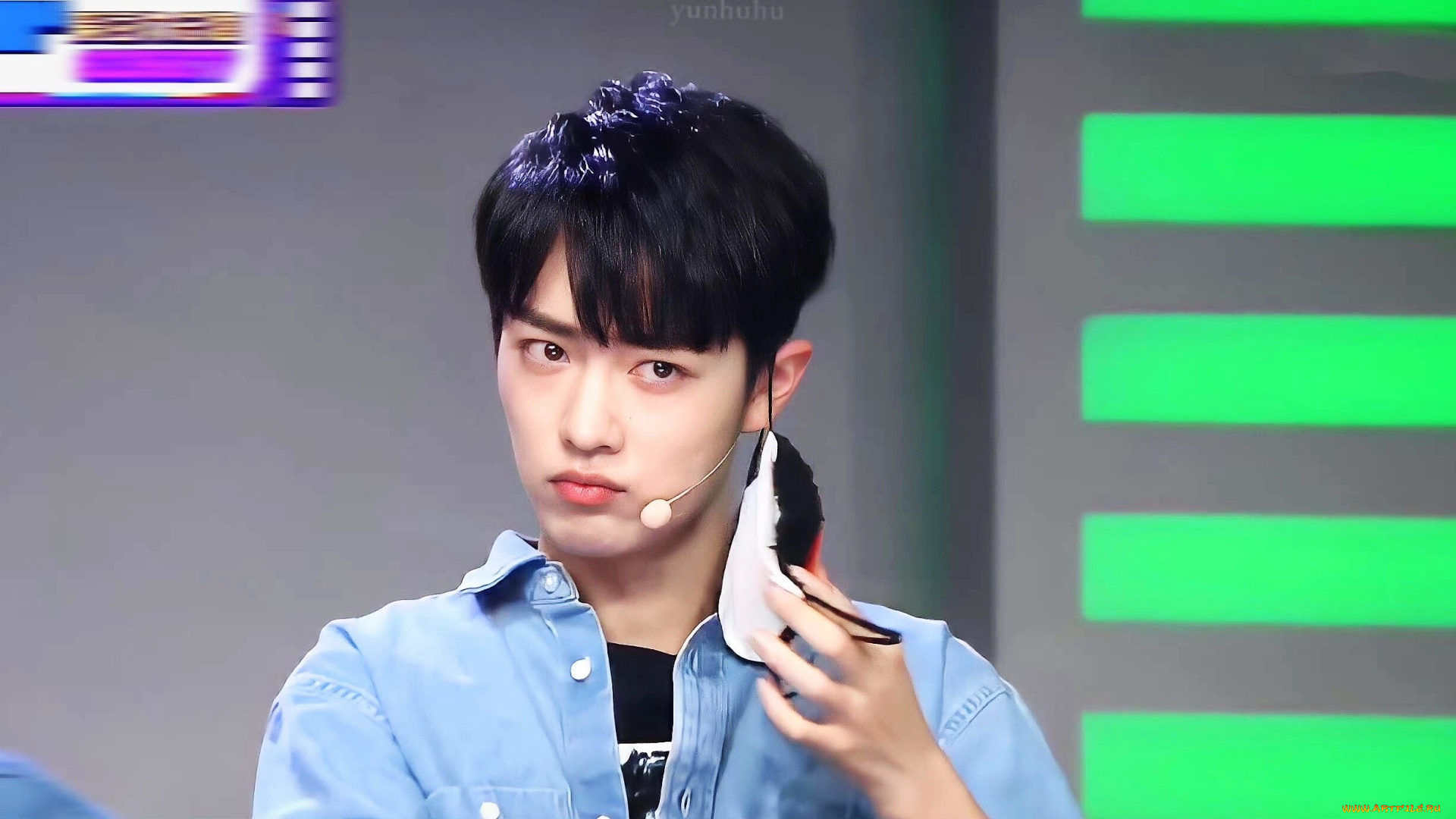 мужчины, xiao, zhan, лицо, маска, рубашка