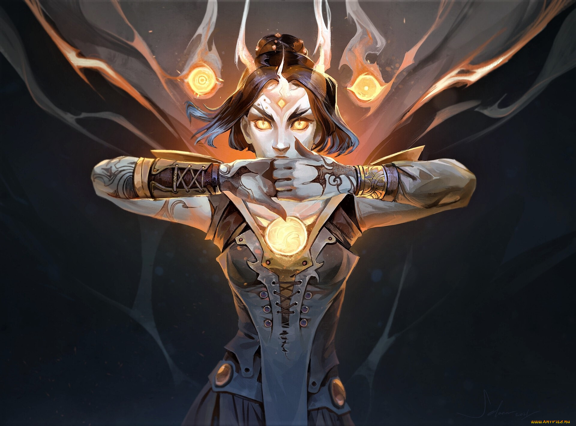 фэнтези, маги, , волшебники, девушка, магия