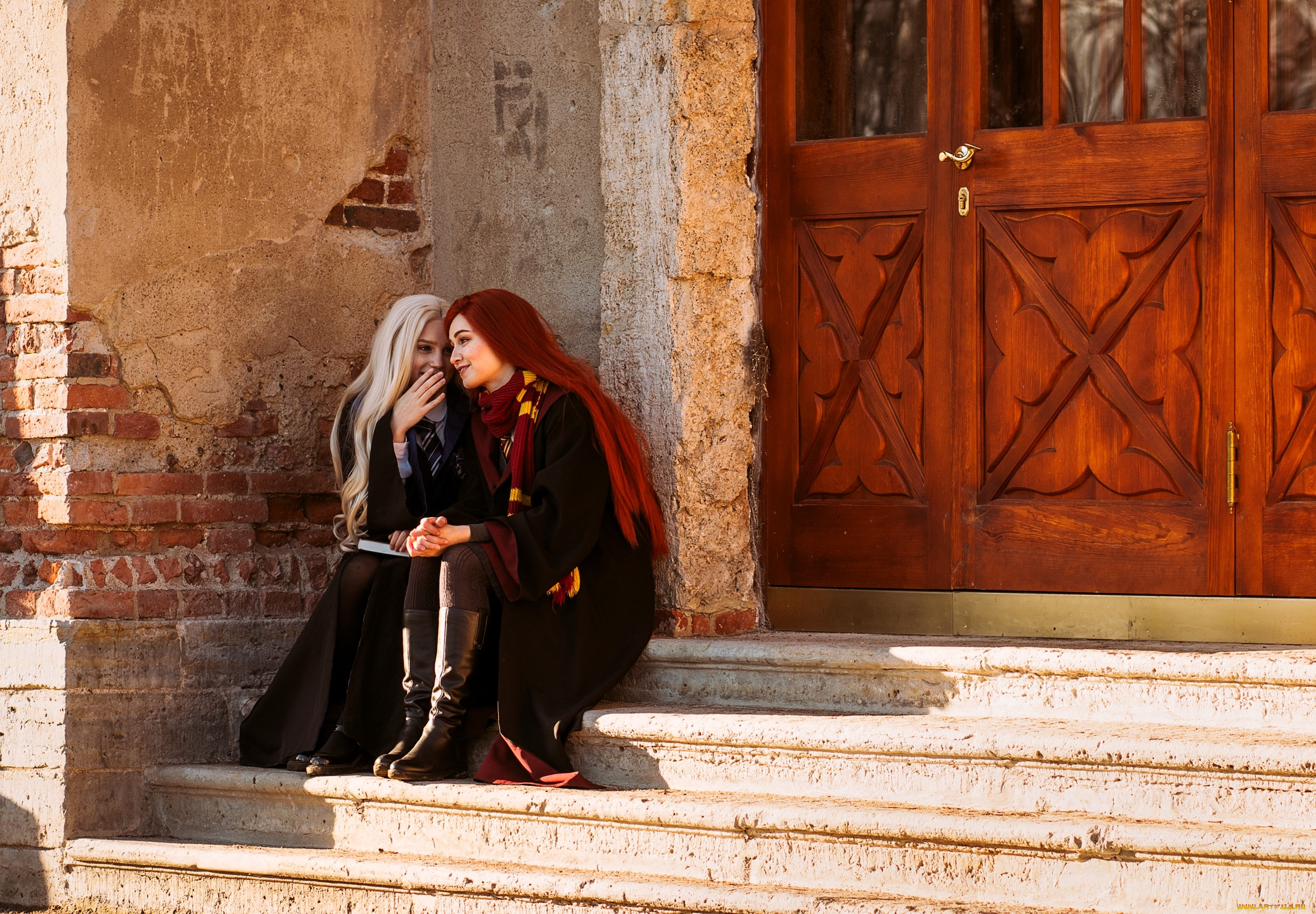 девушки, sofia, lovegood, костюмы, образы, подруги, волшебницы, замок