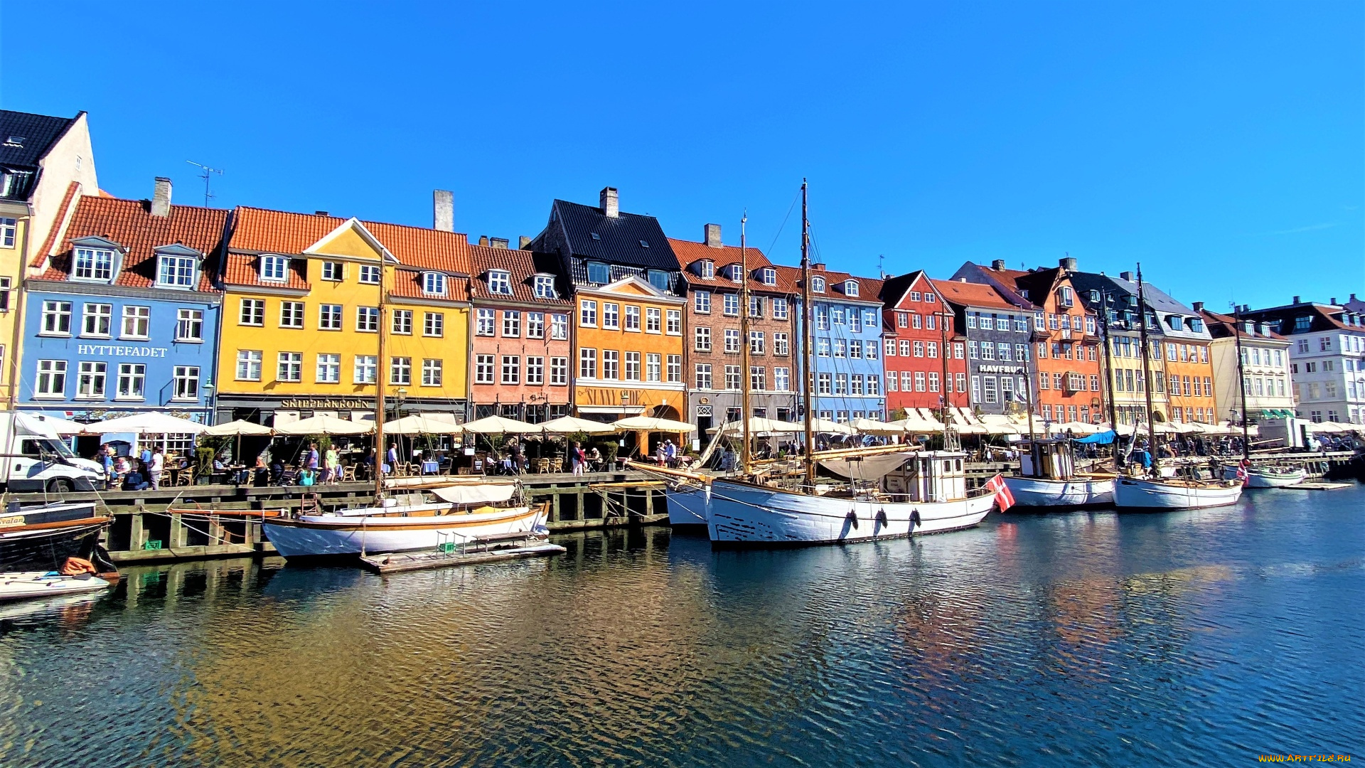 nyhavn, города, копенгаген, , дания