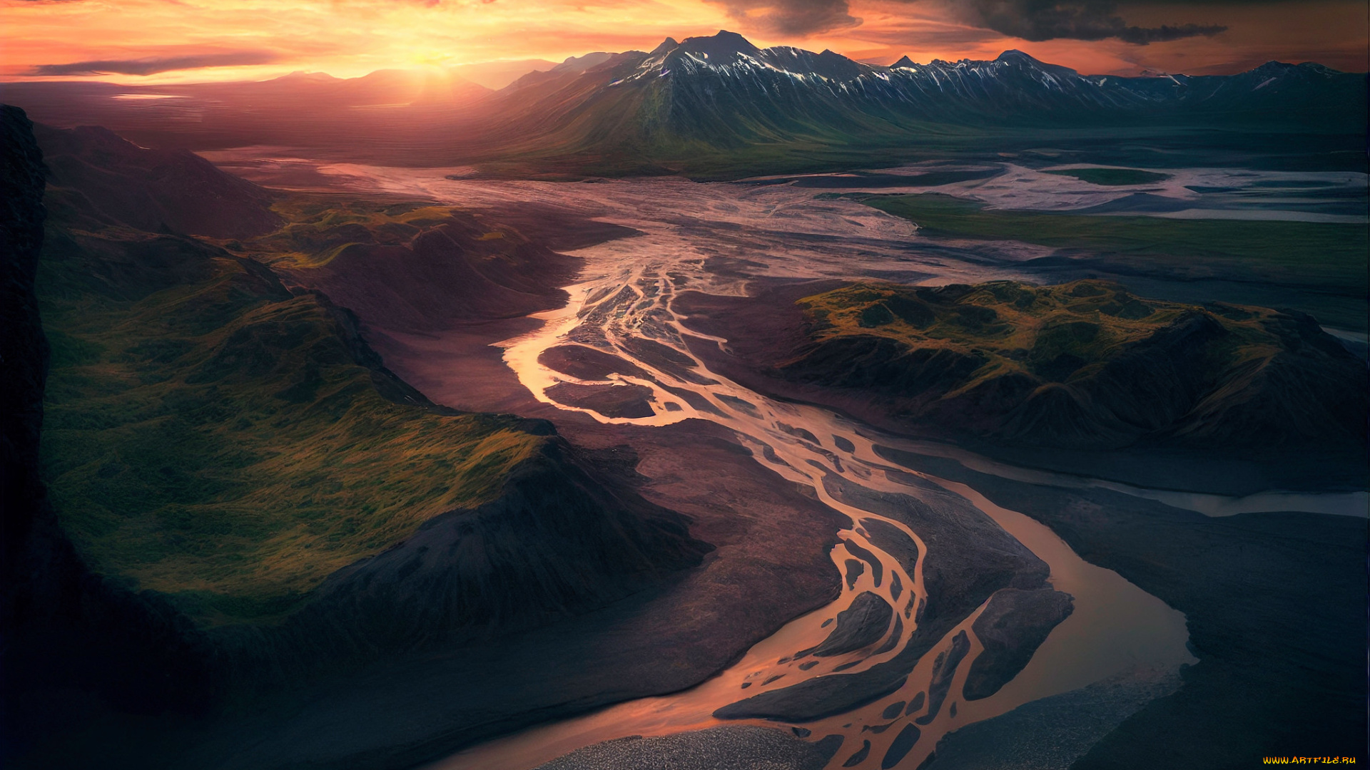 разное, компьютерный, дизайн, пейзаж