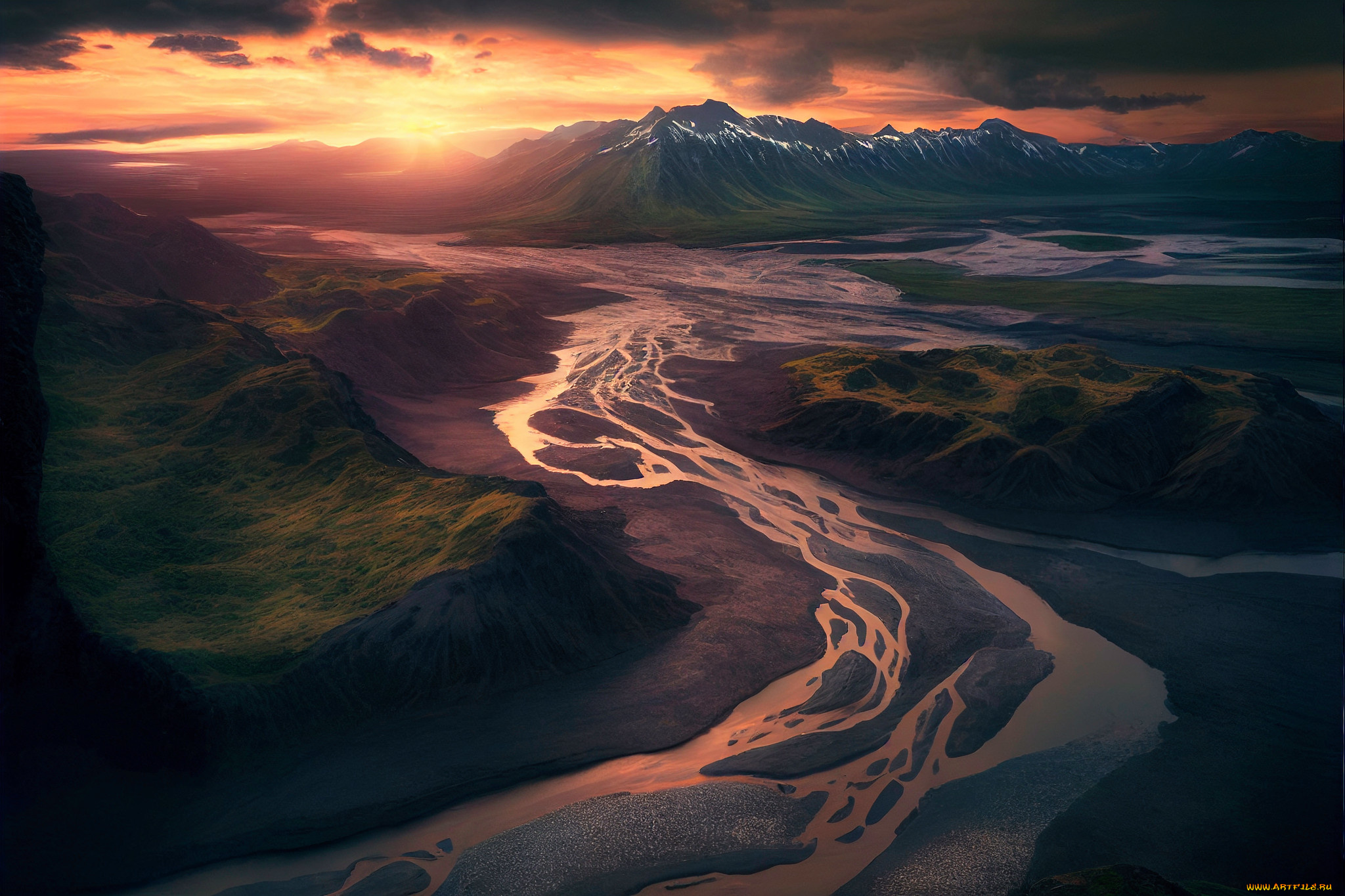 разное, компьютерный, дизайн, пейзаж