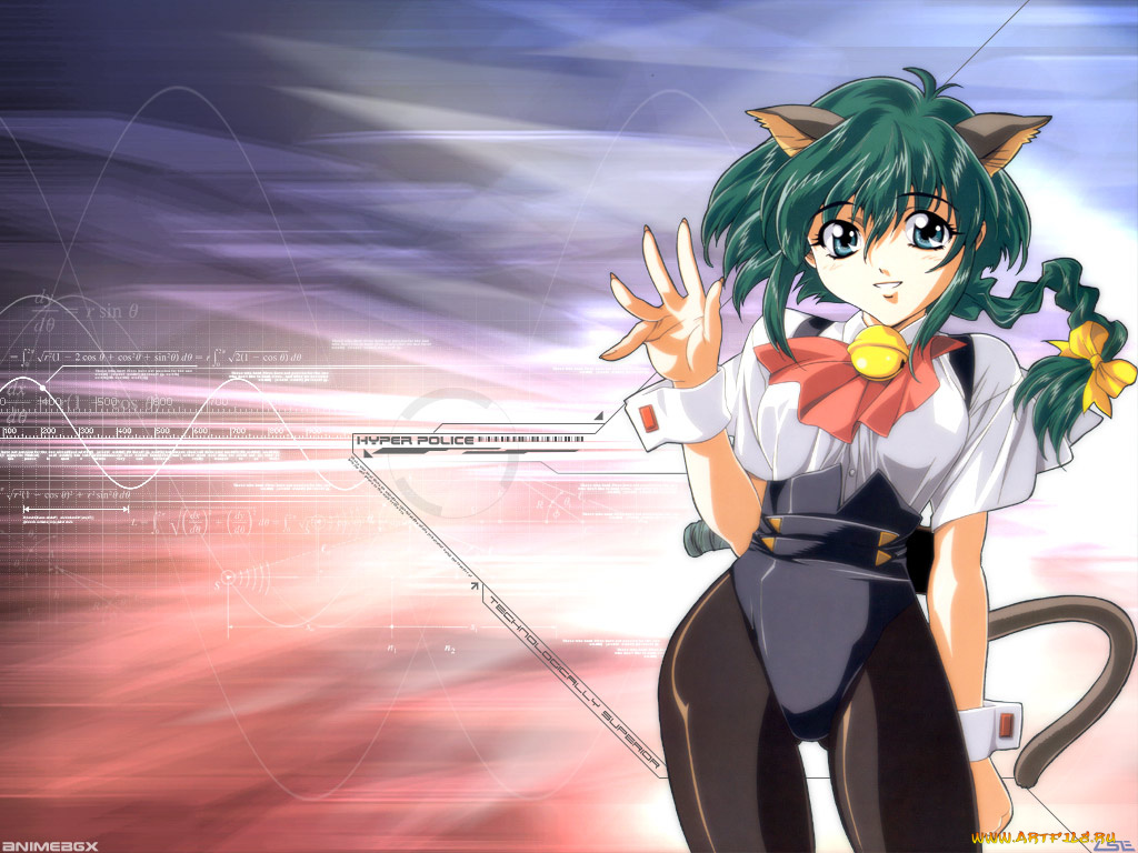 аниме, hyper, police