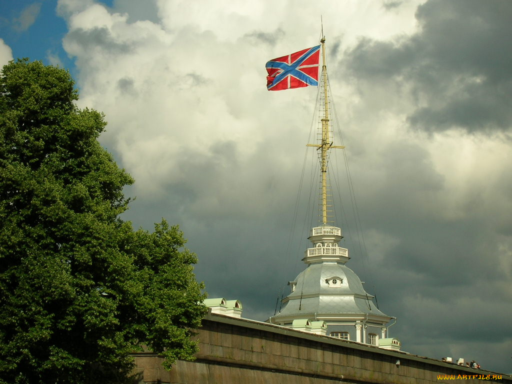петропавловка, города, санкт, петербург, петергоф, россия