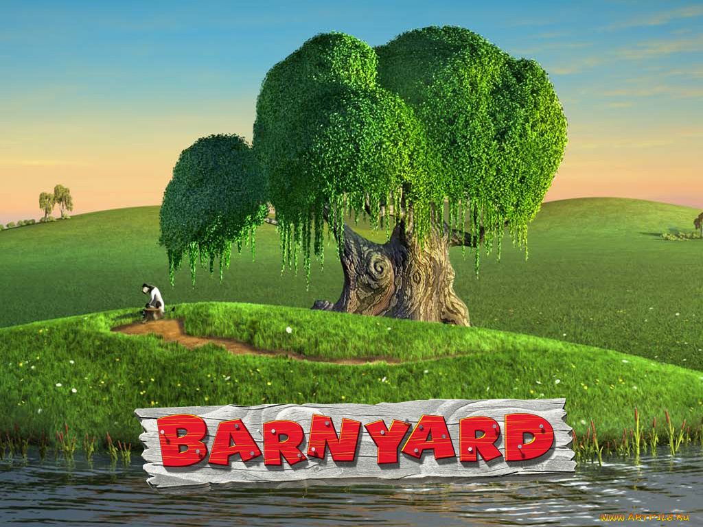 мультфильмы, barnyard, the, original, party