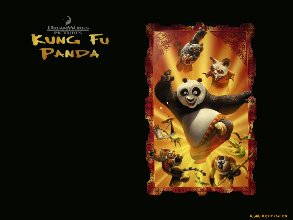 мультфильмы, kung, fu, panda