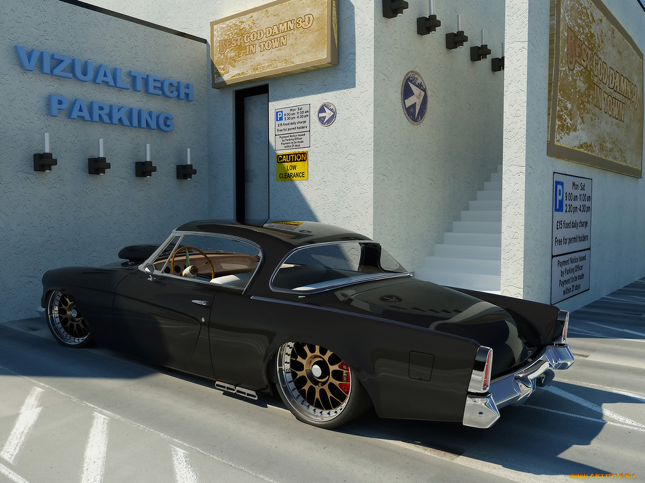 автомобили, 3д